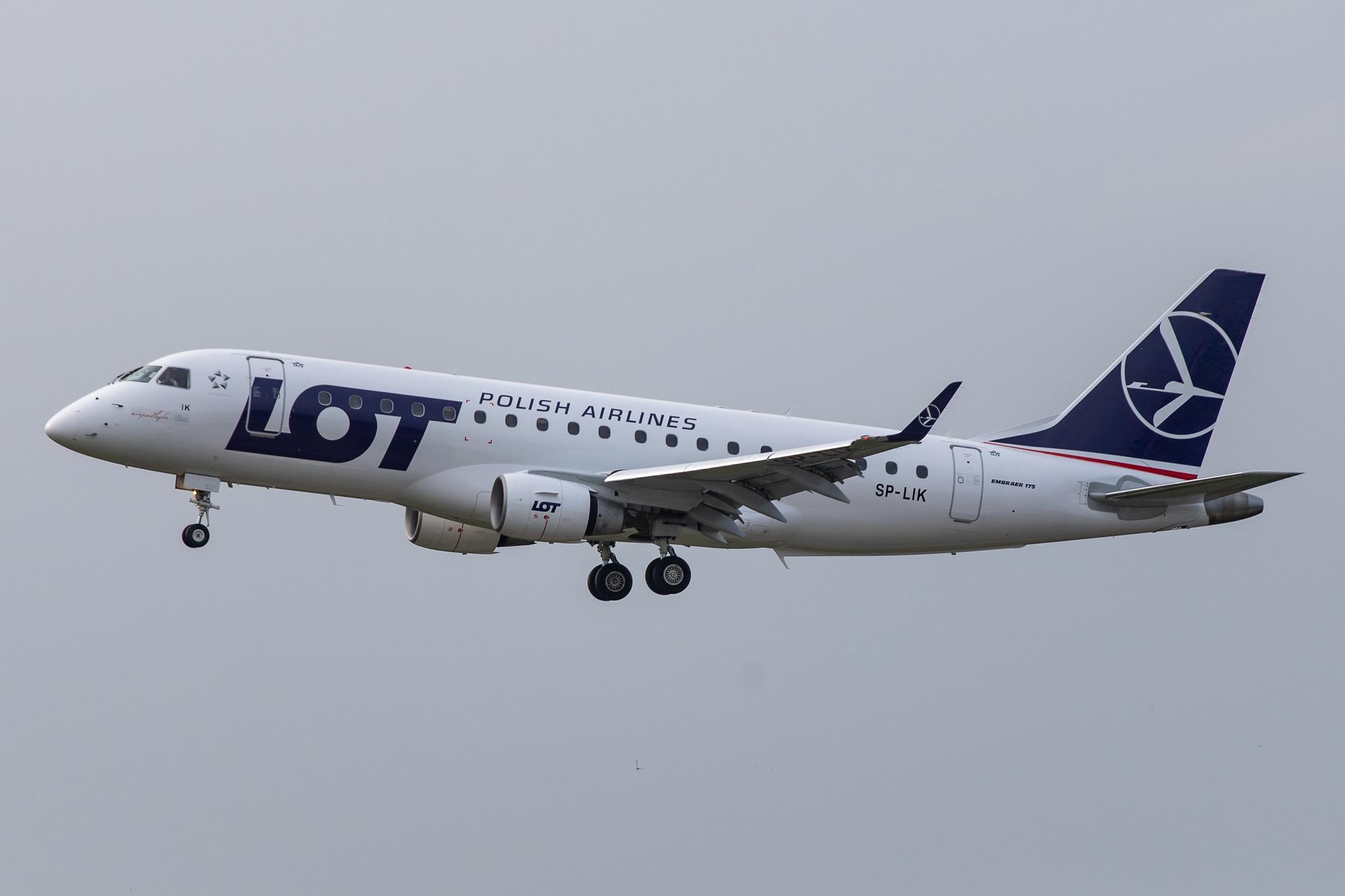 Hamburg Airport: LOT (LO / LOT) |  Embraer E175LR E75S | SP-LIK | MSN 17000303