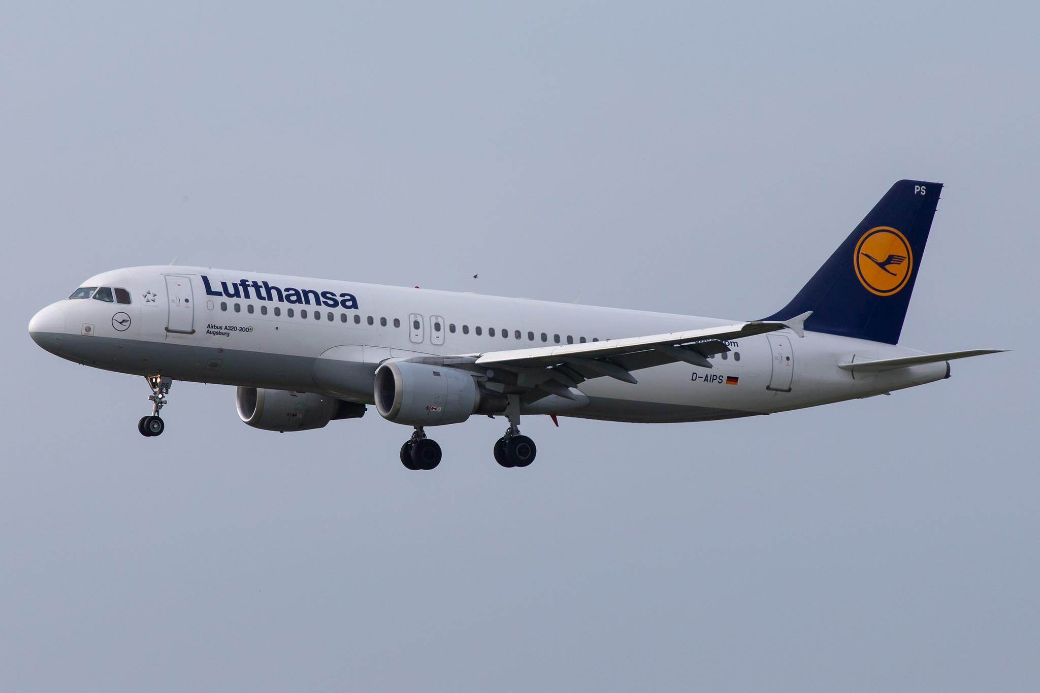 Hamburg Airport: Lufthansa (LH / DLH) |  Airbus A320-211 A320 | D-AIPS | MSN 0116