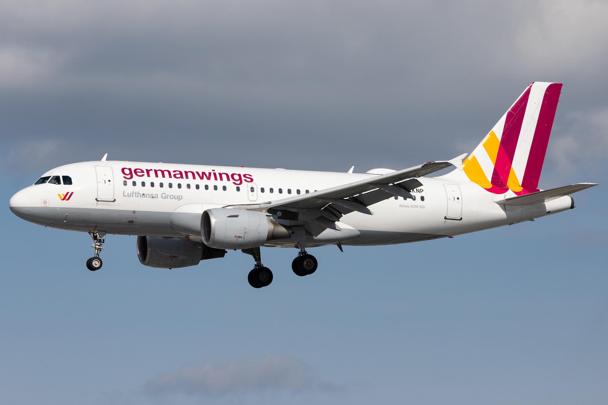 Hamburg Airport: Eurowings (EW / EWG) |  Airbus A319-112 A319 | D-AKNP | MSN 1051 (Germanwings)
