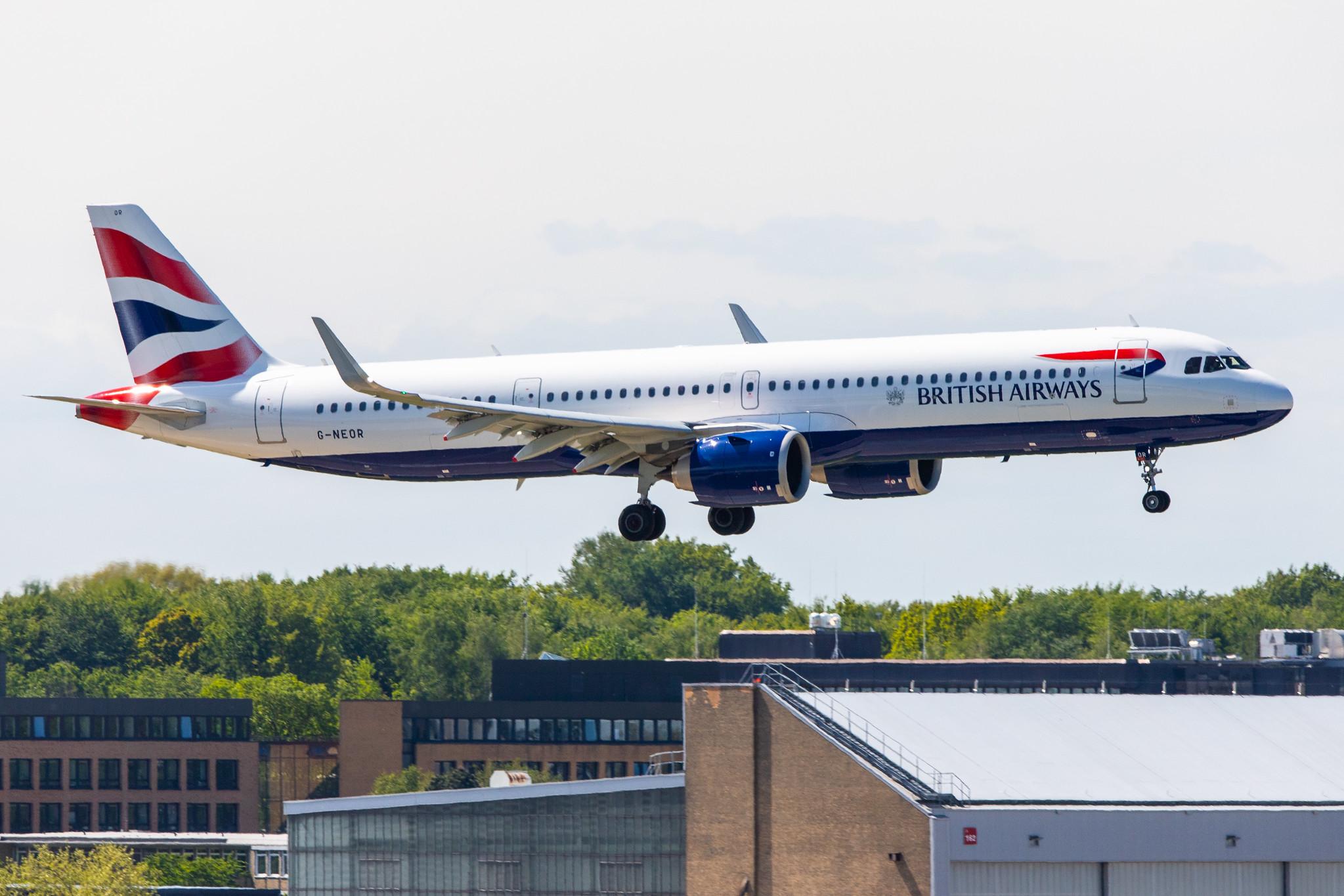 Hamburg Airport: British Airways (BA / BAW) |  Airbus A321-251NX A21N | G-NEOR | MSN 8526
