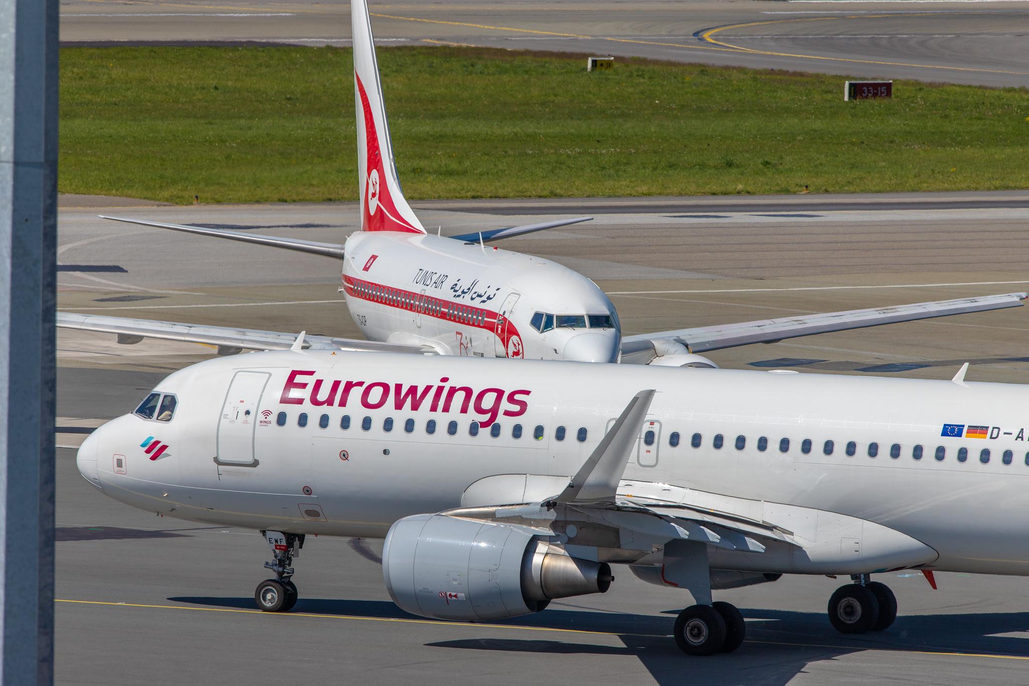 Hamburg Airport: Eurowings (EW / EWG) |  Airbus A320-214 A320 | D-AEWF | MSN 7087