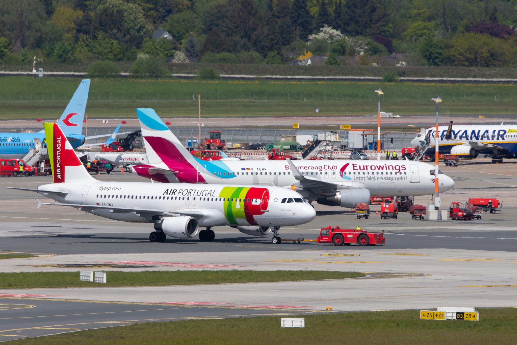 Hamburg Airport: TAP Air Portugal (TP / TAP) |  Airbus A320-214 A320 | CS-TNJ | MSN 1181