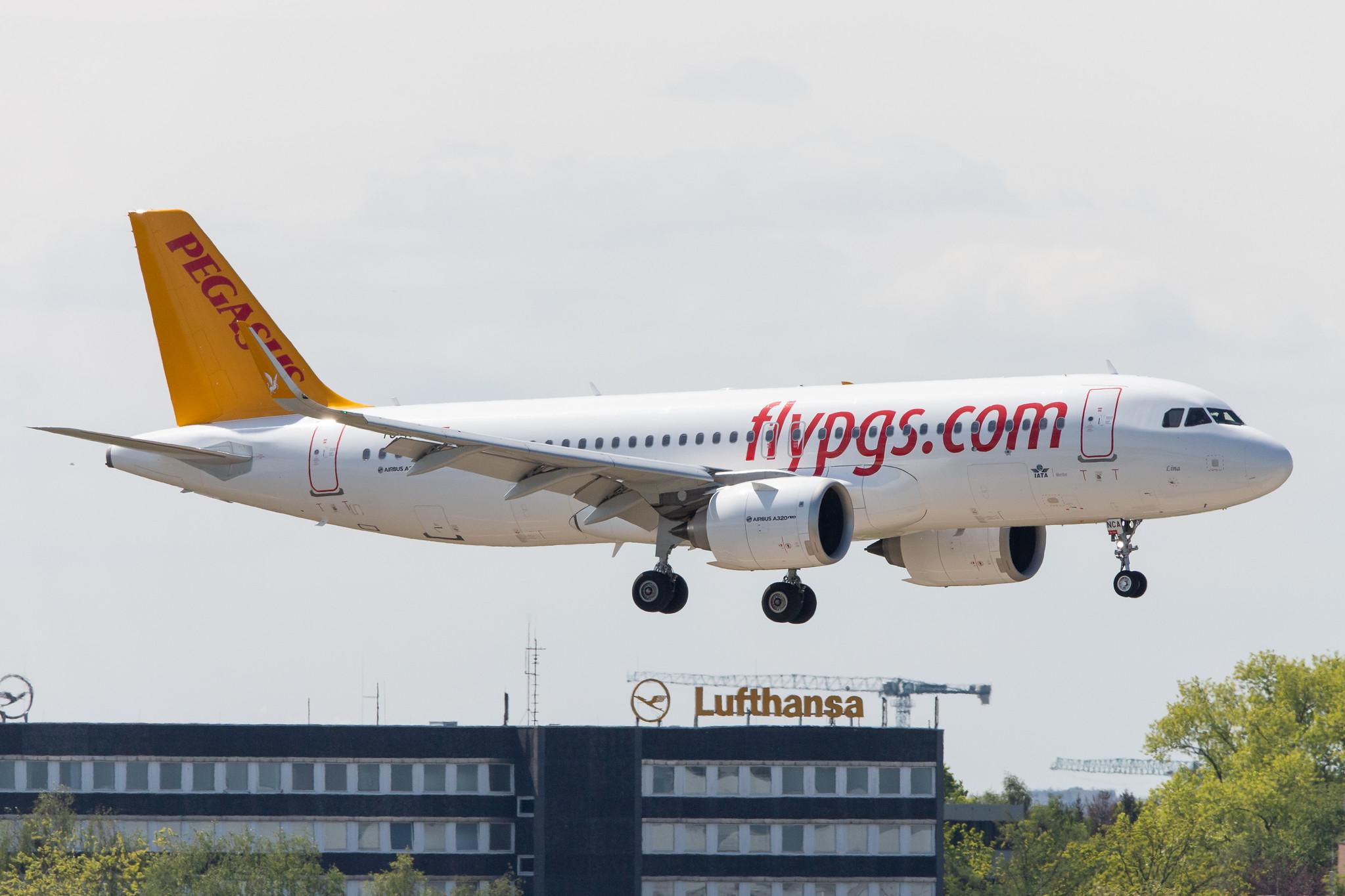 Hamburg Airport: Pegasus Airlines (PC / PGT) |  Airbus A320-271N A20N | TC-NCA | MSN 8868