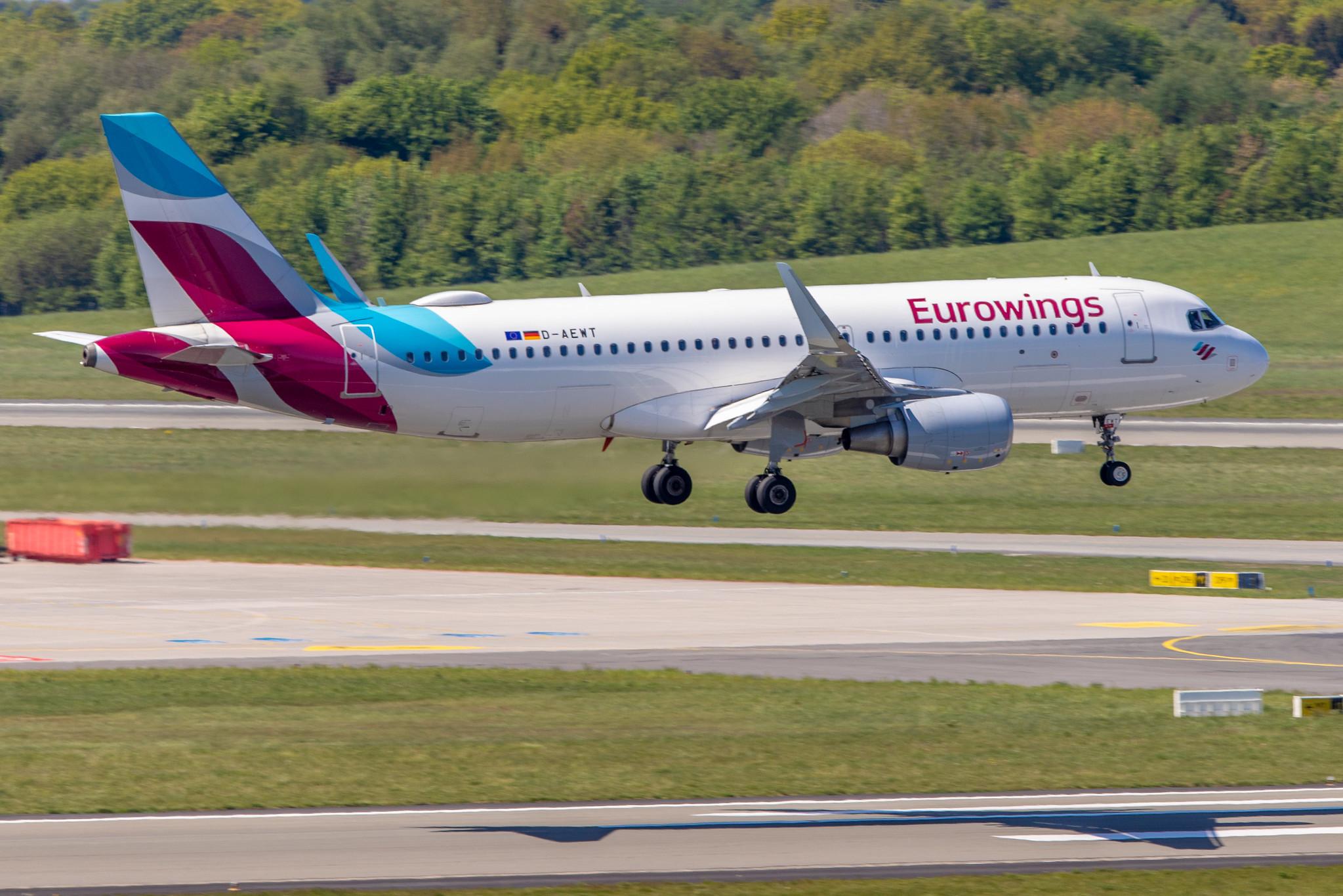 Hamburg Airport: Eurowings (EW / EWG) |  Airbus A320-214 A320 | D-AEWT | MSN 7534