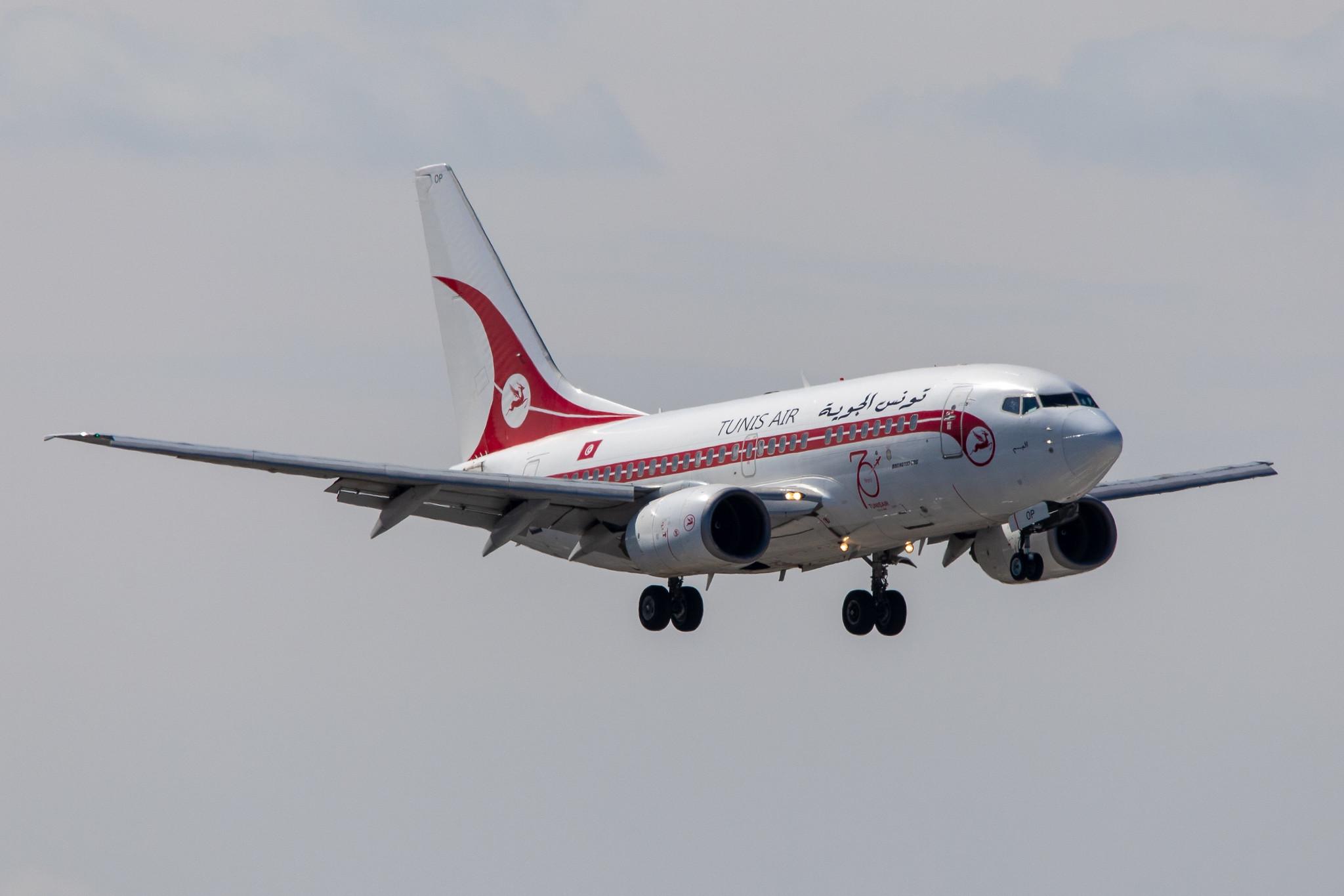 Hamburg Airport: Tunisair (TU / TAR) |  Livery: Retro Livery |  Boeing 737-6H3 B736 | TS-IOP | MSN 29500