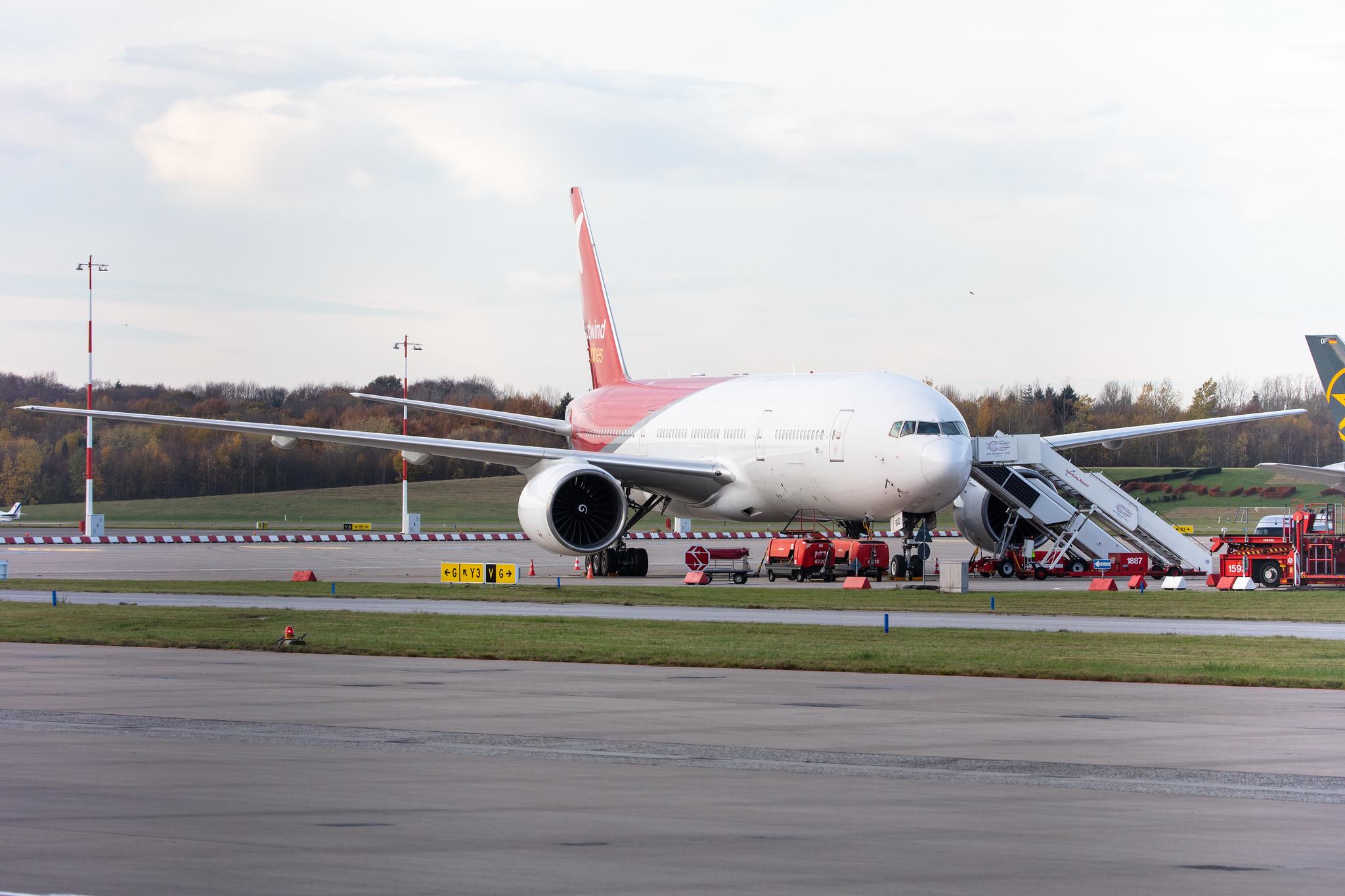 Hamburg Airport: Nordwind Airlines (N4 / NWS) |  Boeing 777-2Q8(ER) B772 | VQ-BUD | MSN 27608
