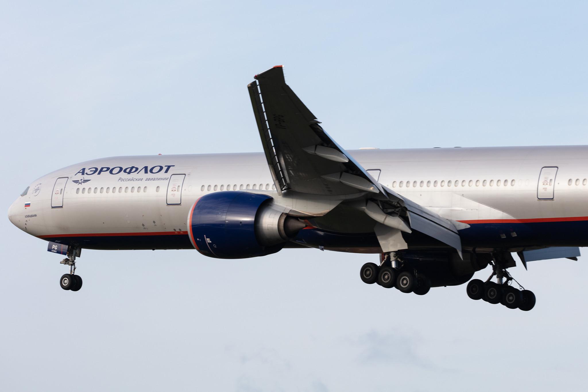 Hamburg Airport: Aeroflot (SU / AFL) |  Boeing 777-3M0(ER) B77W | VP-BPG | MSN 41693
