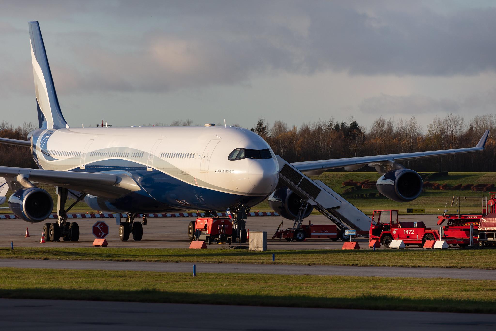 Hamburg Airport: Hi Fly (5K / HFY) | Operator: Hi Fly Malta |  Airbus A340-312 A343 | 9H-SUN | MSN 0367