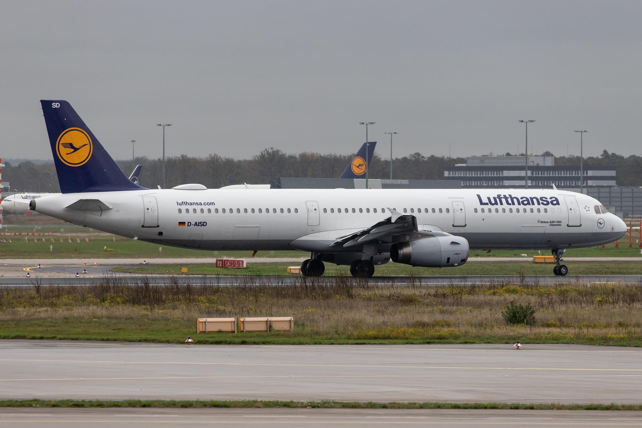 Frankfurt Airport: Lufthansa (LH / DLH) |  Airbus A321-231 A321 | D-AISD | MSN 1188
