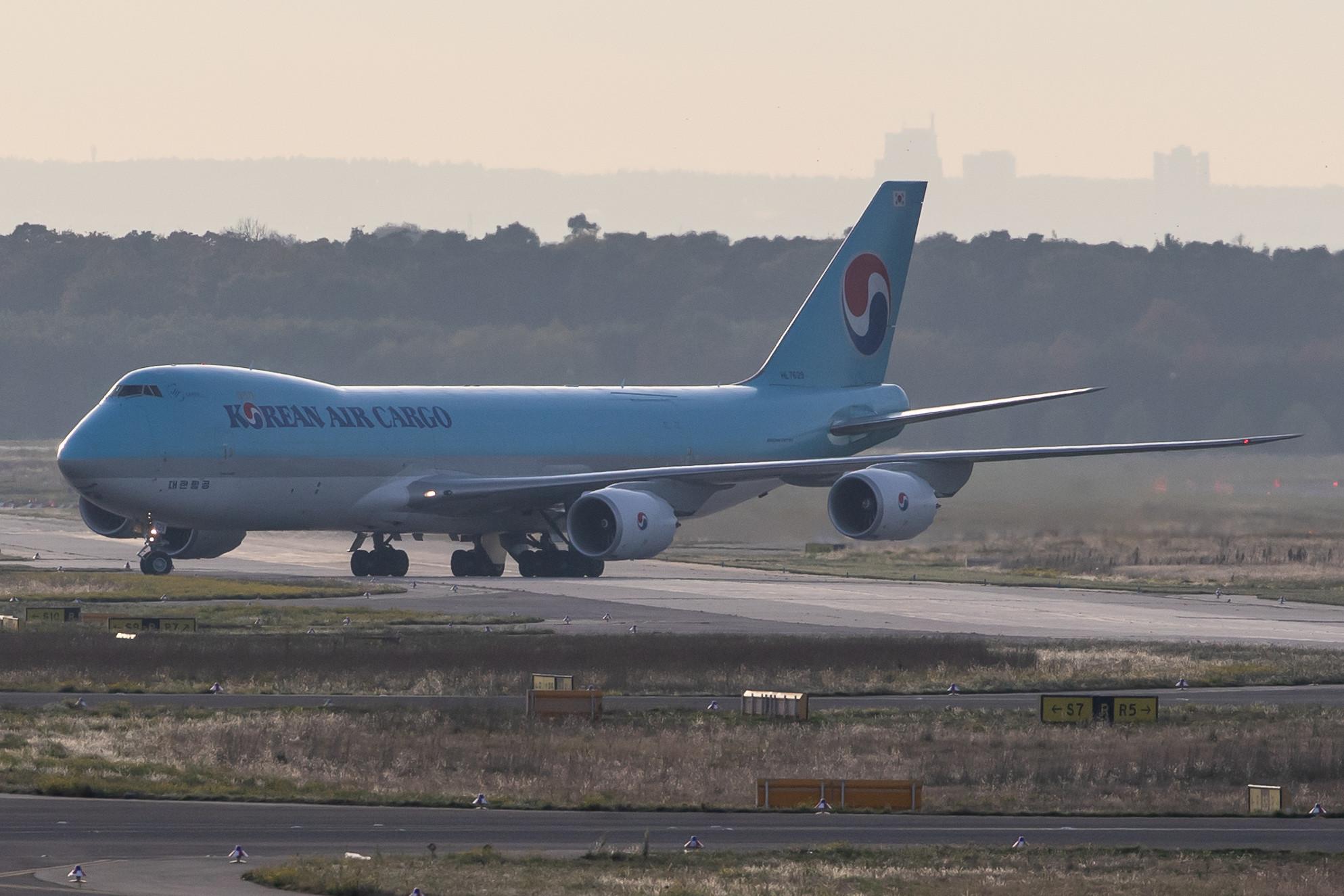 Frankfurt Airport: Korean Air Cargo (KE / KAL) | Operator: Korean Air |  Boeing 747-8B5(F) B748 | HL7629 | MSN 37657