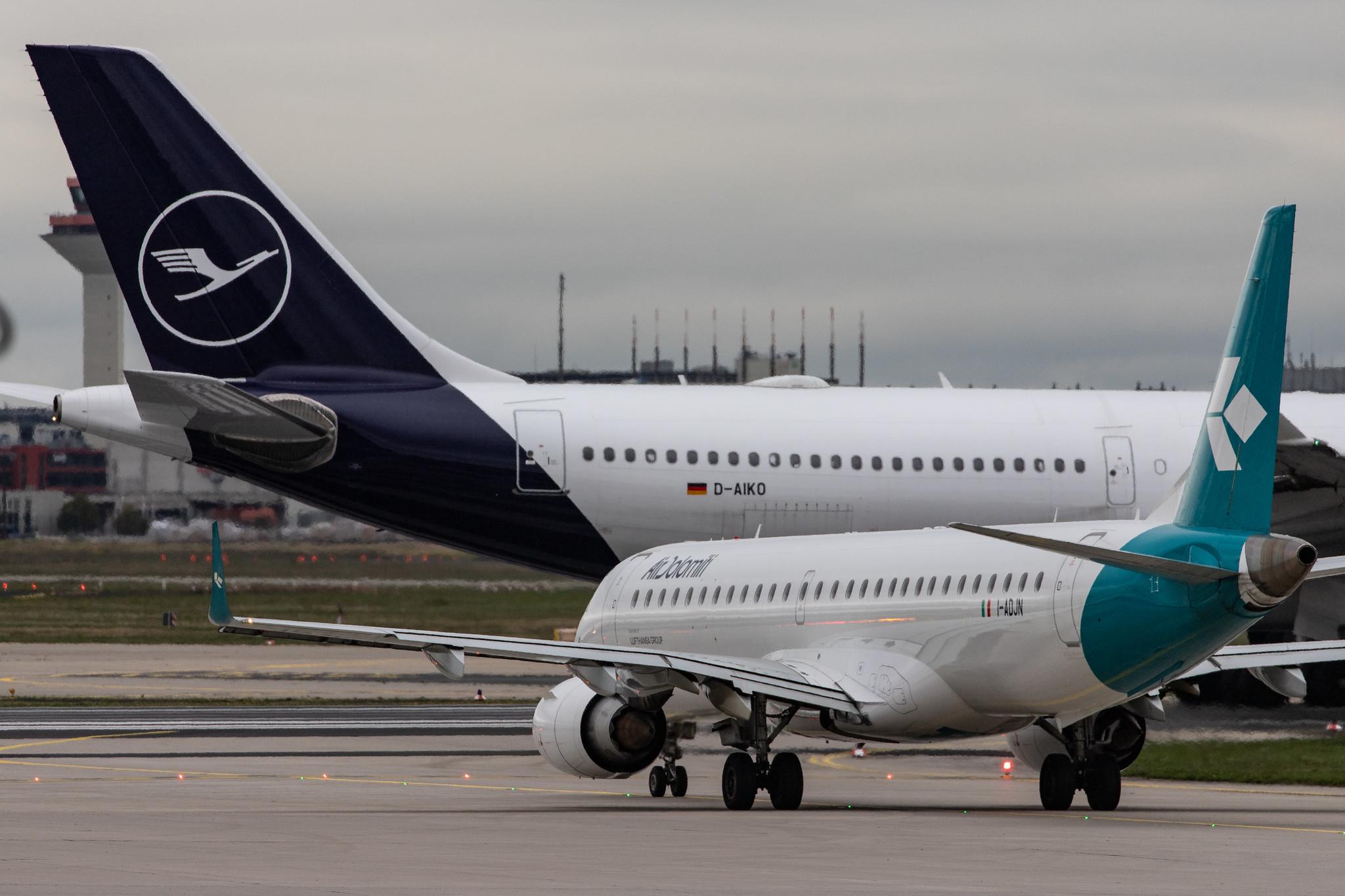 Frankfurt Airport: Air Dolomiti (EN / DLA) |  Embraer E195LR E195 | I-ADJN | MSN 19000270