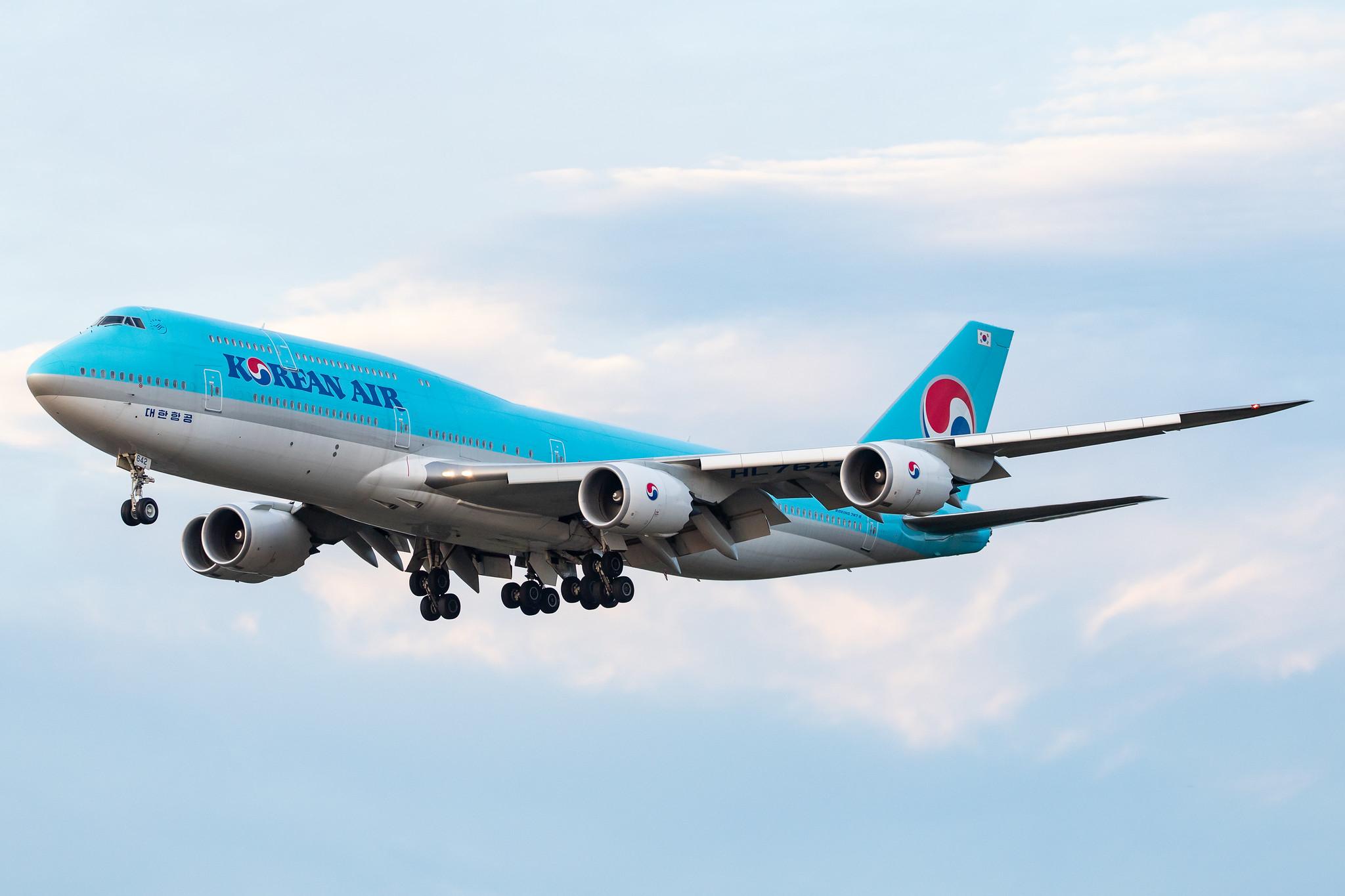 Frankfurt Airport: Korean Air (KE / KAL) |  Boeing 747-8B5 B748 | HL7642 | MSN 60409