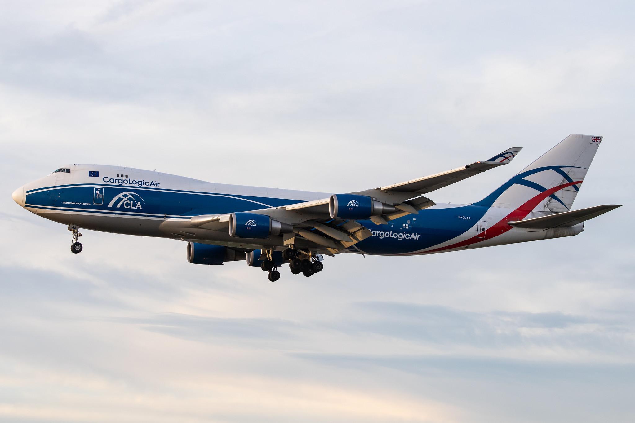 Frankfurt Airport: CargoLogicAir (P3 / CLU) |  Boeing 747-446F B744 | G-CLAA | MSN 33749