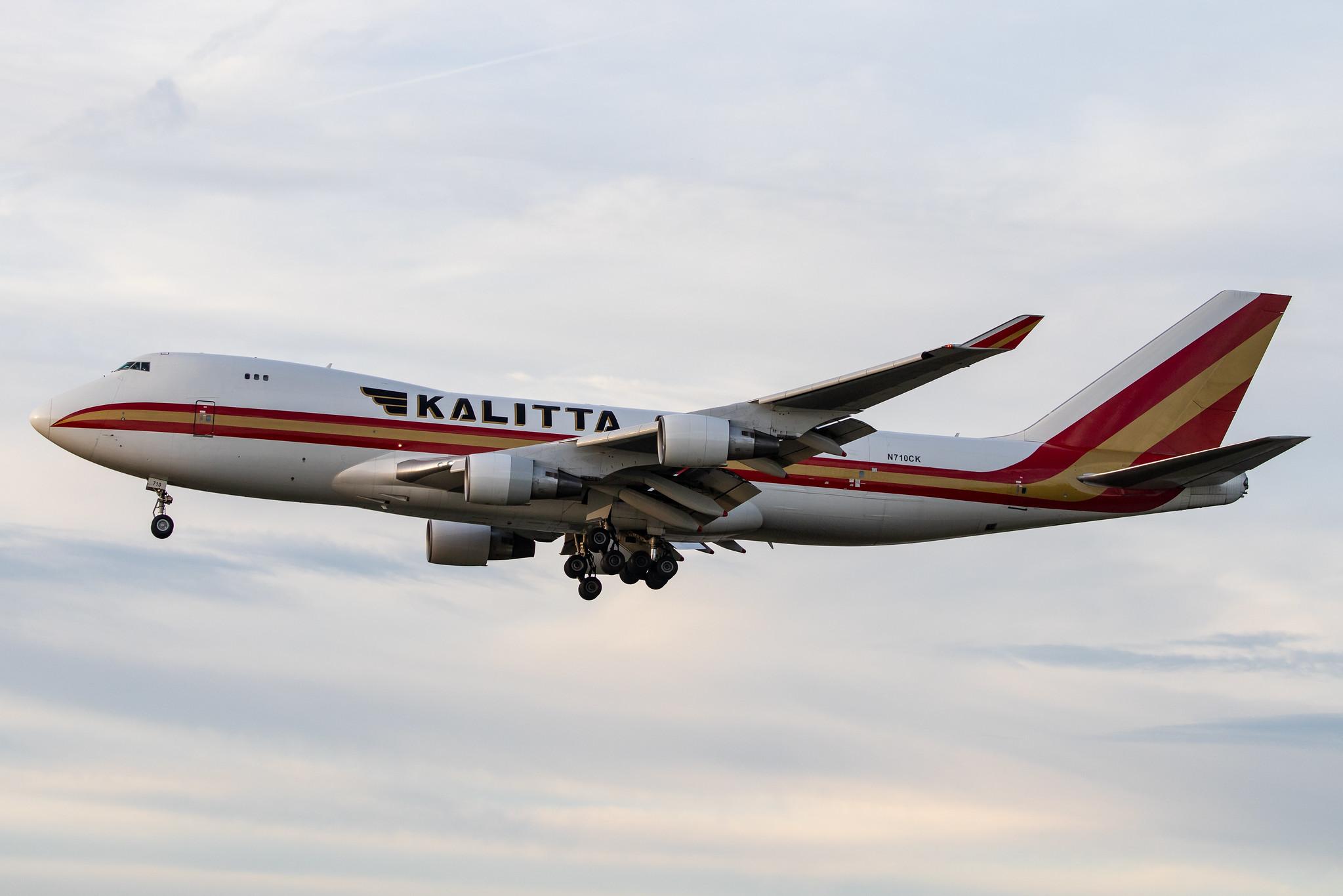 Frankfurt Airport: Kalitta Air (K4 / CKS) |  Boeing 747-4B5(F) B744 | N710CK | MSN 26406