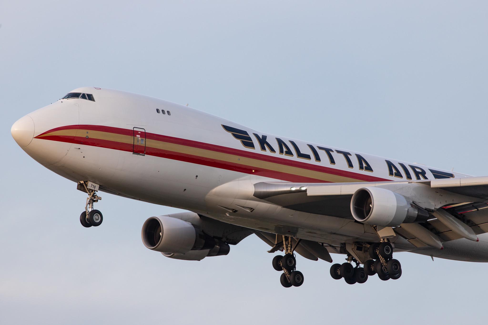 Frankfurt Airport: Kalitta Air (K4 / CKS) |  Boeing 747-4B5(F) B744 | N710CK | MSN 26406