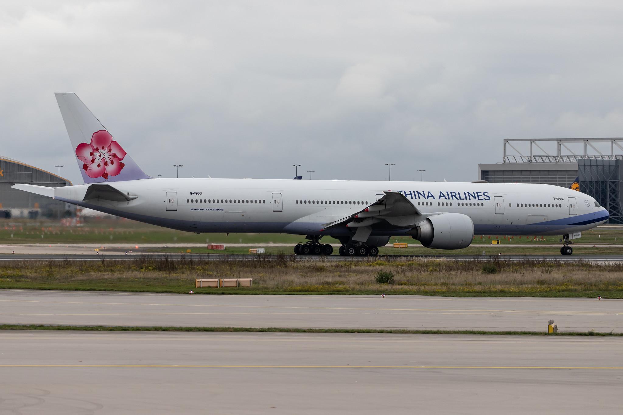 Frankfurt Airport: China Airlines (CI / CAL) |  Boeing 777-309(ER) B77W | B-18001 | MSN 43978