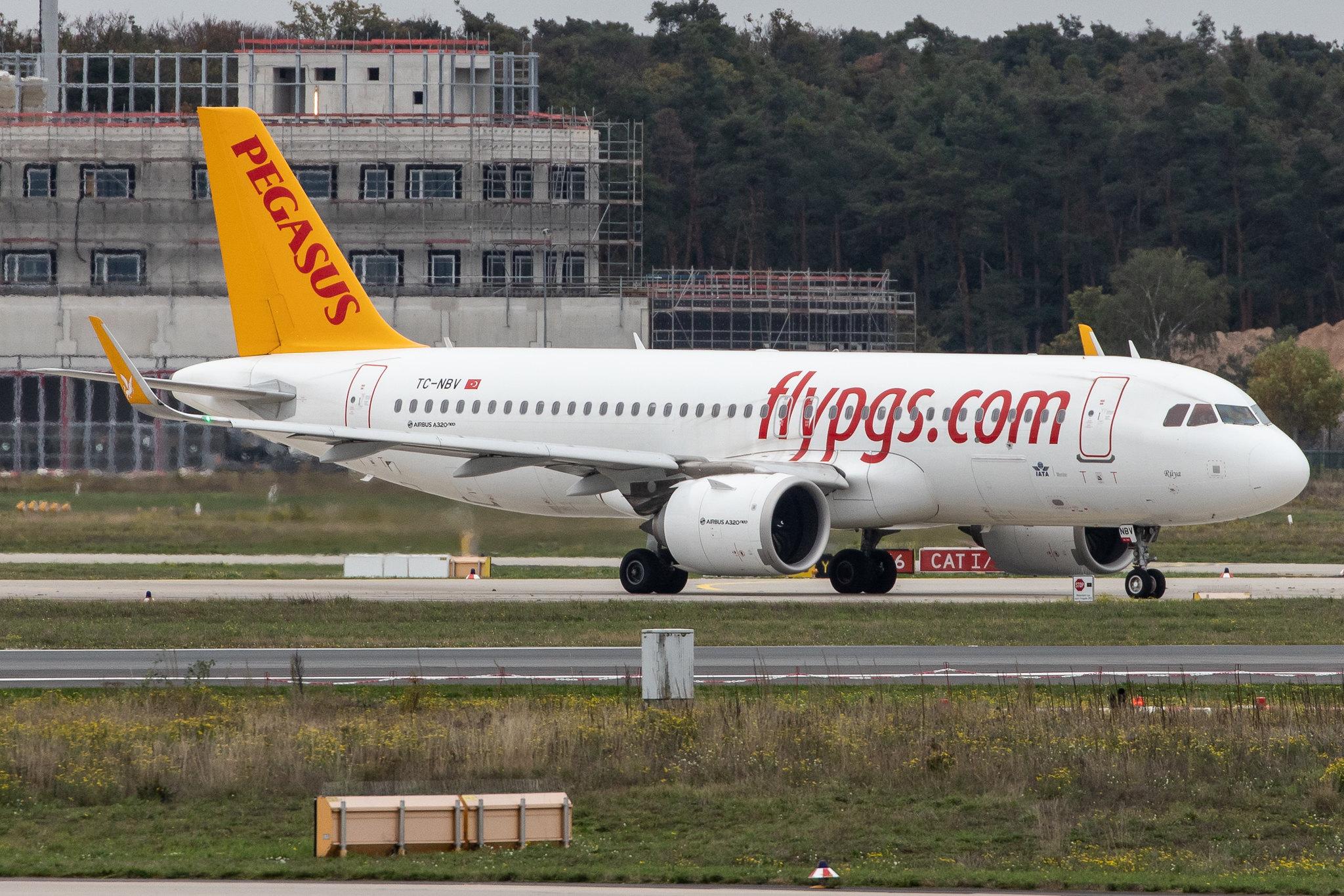 Frankfurt Airport: Pegasus Airlines (PC / PGT) |  Airbus A320-251N A20N | TC-NBV | MSN 8272