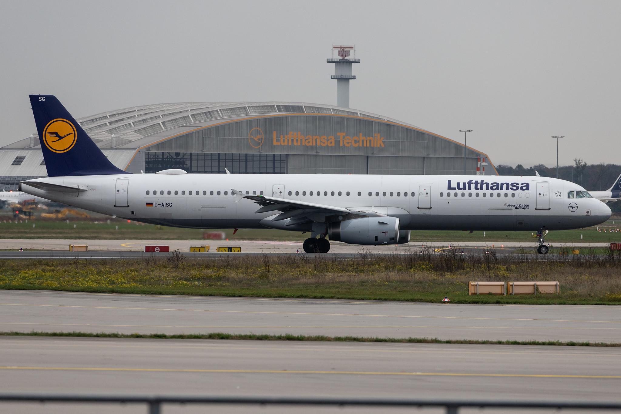 Frankfurt Airport: Lufthansa (LH / DLH) |  Airbus A321-231 A321 | D-AISG | MSN 1273