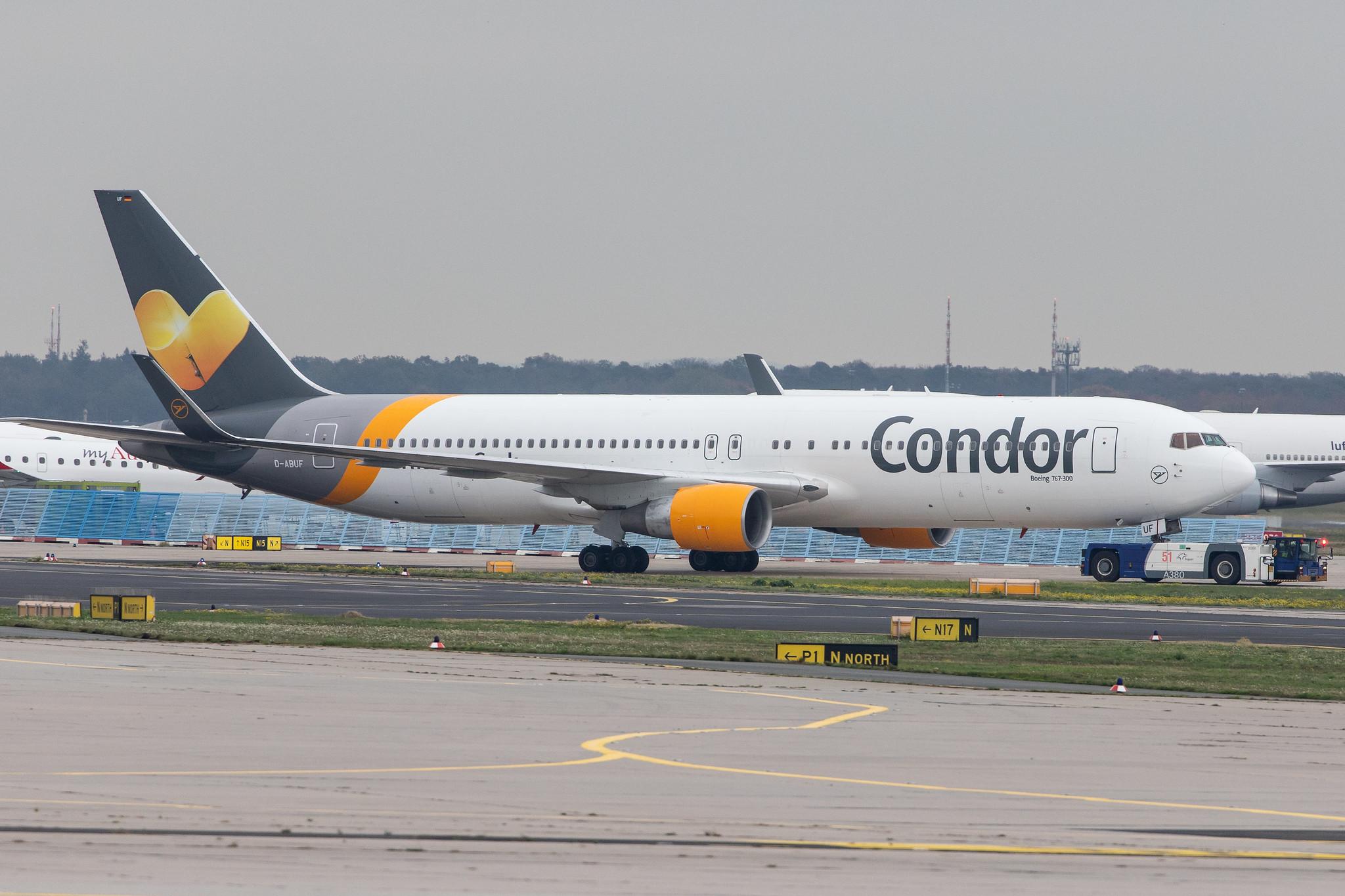 Frankfurt Airport: Condor (DE / CFG) |  Boeing 767-330(ER) B763 | D-ABUF | MSN 26985