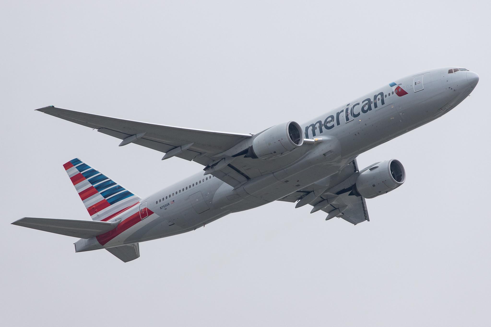Frankfurt Airport: American Airlines (AA / AAL) |  Boeing 777-223(ER) B772 | N793AN | MSN 30255
