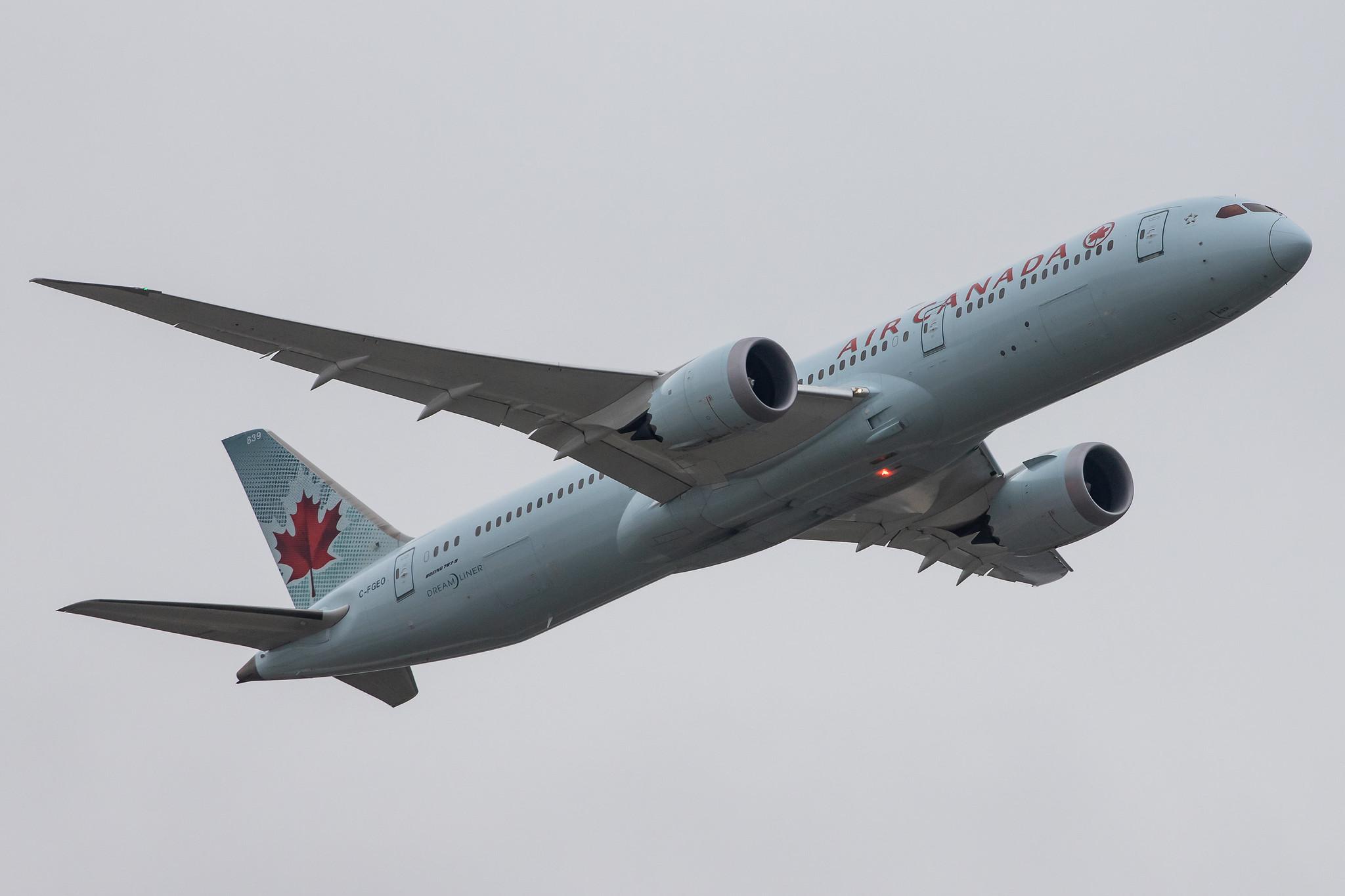 Frankfurt Airport: Air Canada (AC / ACA) |  Boeing 787-9 Dreamliner B789 | C-FGEO | MSN 37180