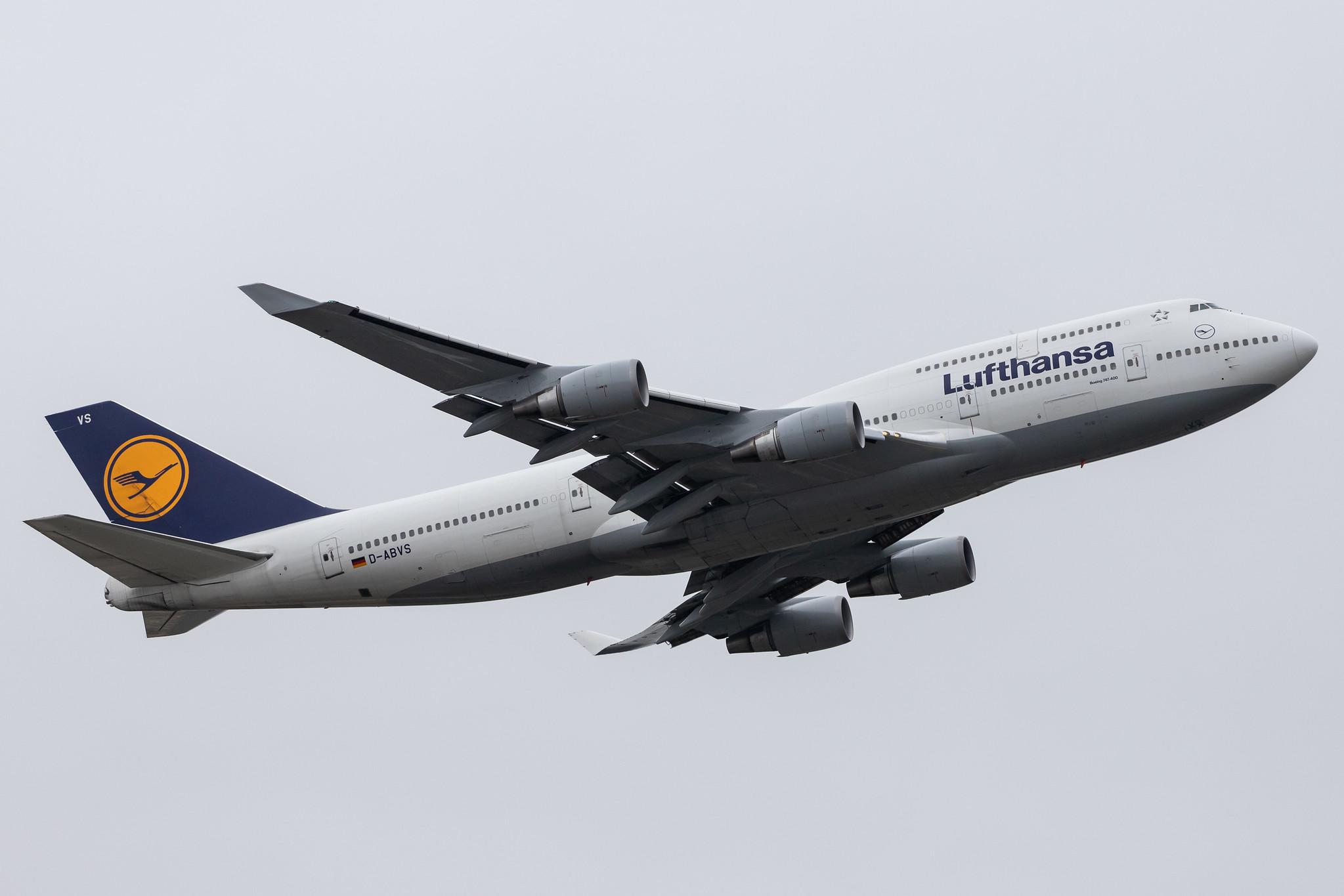 Frankfurt Airport: Lufthansa (LH / DLH) |  Boeing 747-430 B744 | D-ABVS | MSN 28286