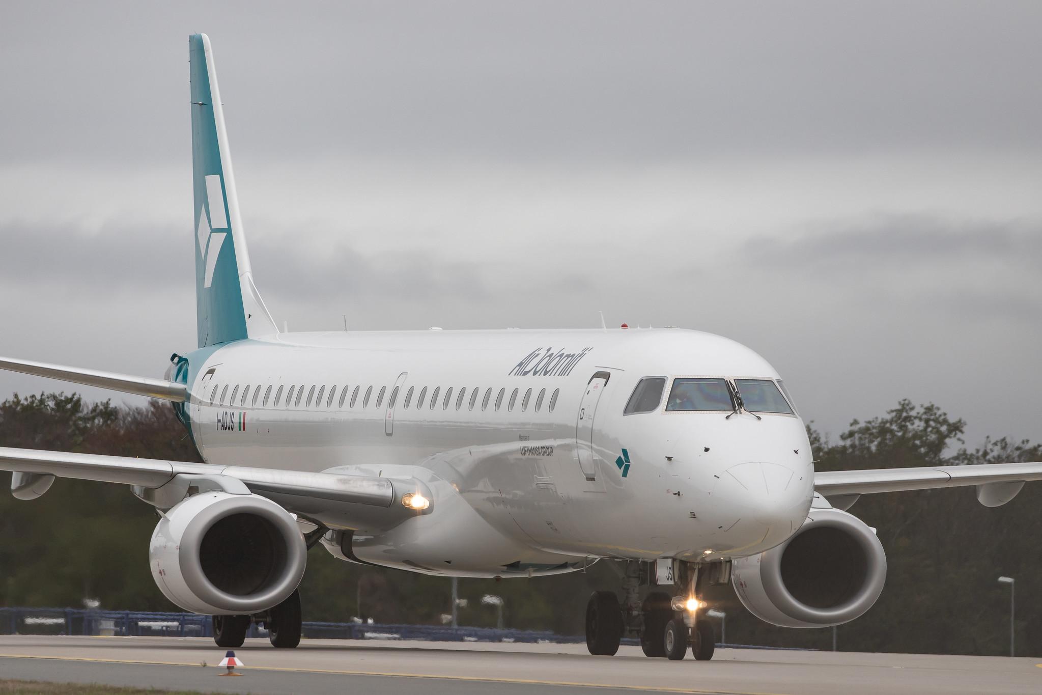 Frankfurt Airport: Air Dolomiti (EN / DLA) |  Embraer E195LR E195 | I-ADJS | MSN 19000597