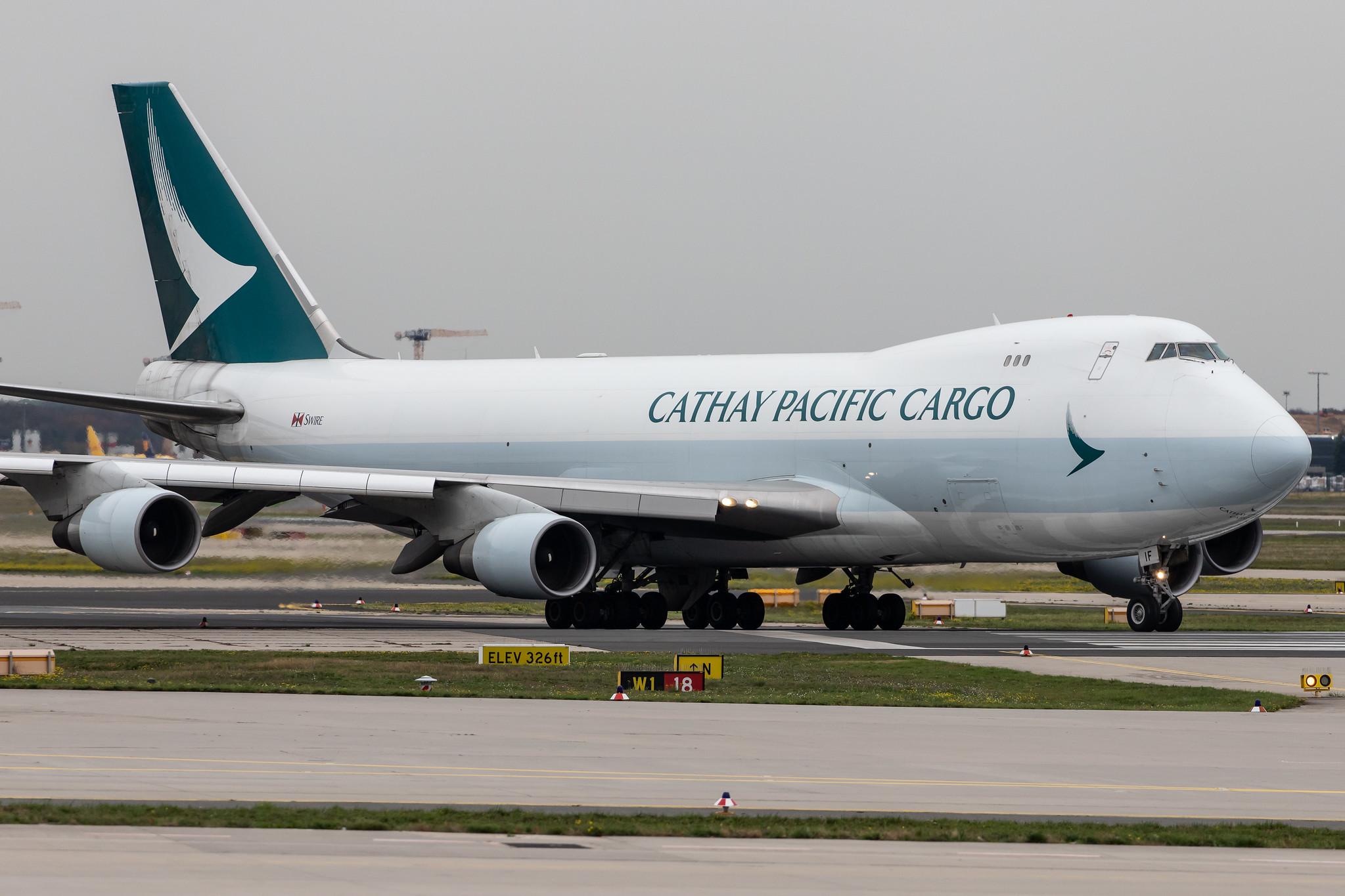Frankfurt Airport: Cathay Pacific Cargo (CX / CPA) | Operator: Cathay Pacific |  Boeing 747-467F(ER) B744 | B-LIF | MSN 36871