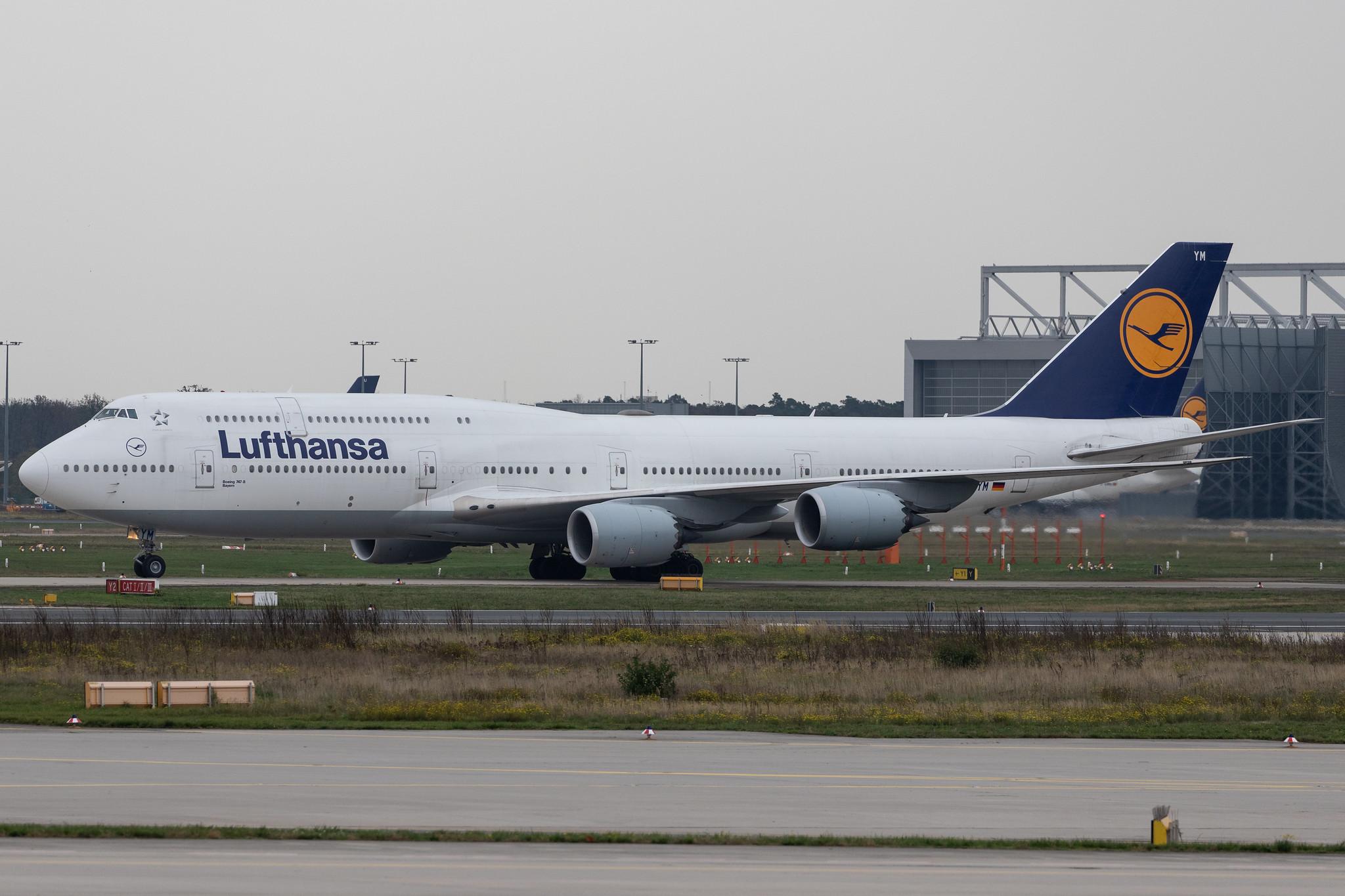 Frankfurt Airport: Lufthansa (LH / DLH) |  Boeing 747-830 B748 | D-ABYM | MSN 37837