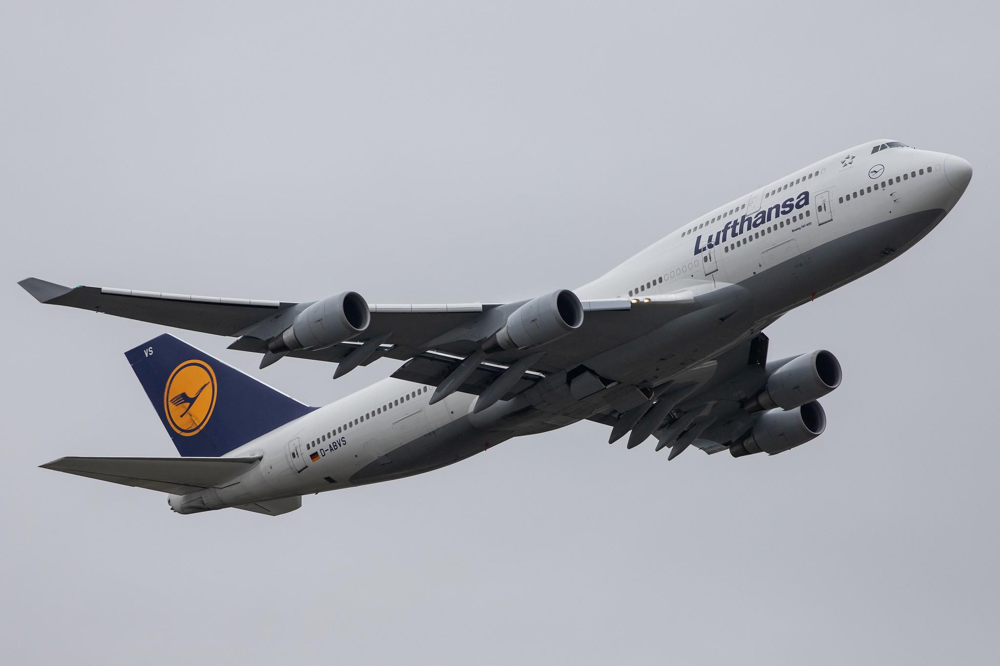 Frankfurt Airport: Lufthansa (LH / DLH) |  Boeing 747-430 B744 | D-ABVS | MSN 28286
