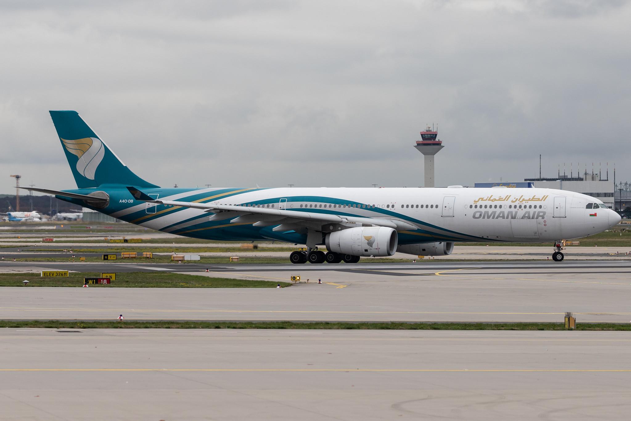 Frankfurt Airport: Oman Air (WY / OMA) |  Airbus A330-343 A333 | A4O-DB | MSN 1044