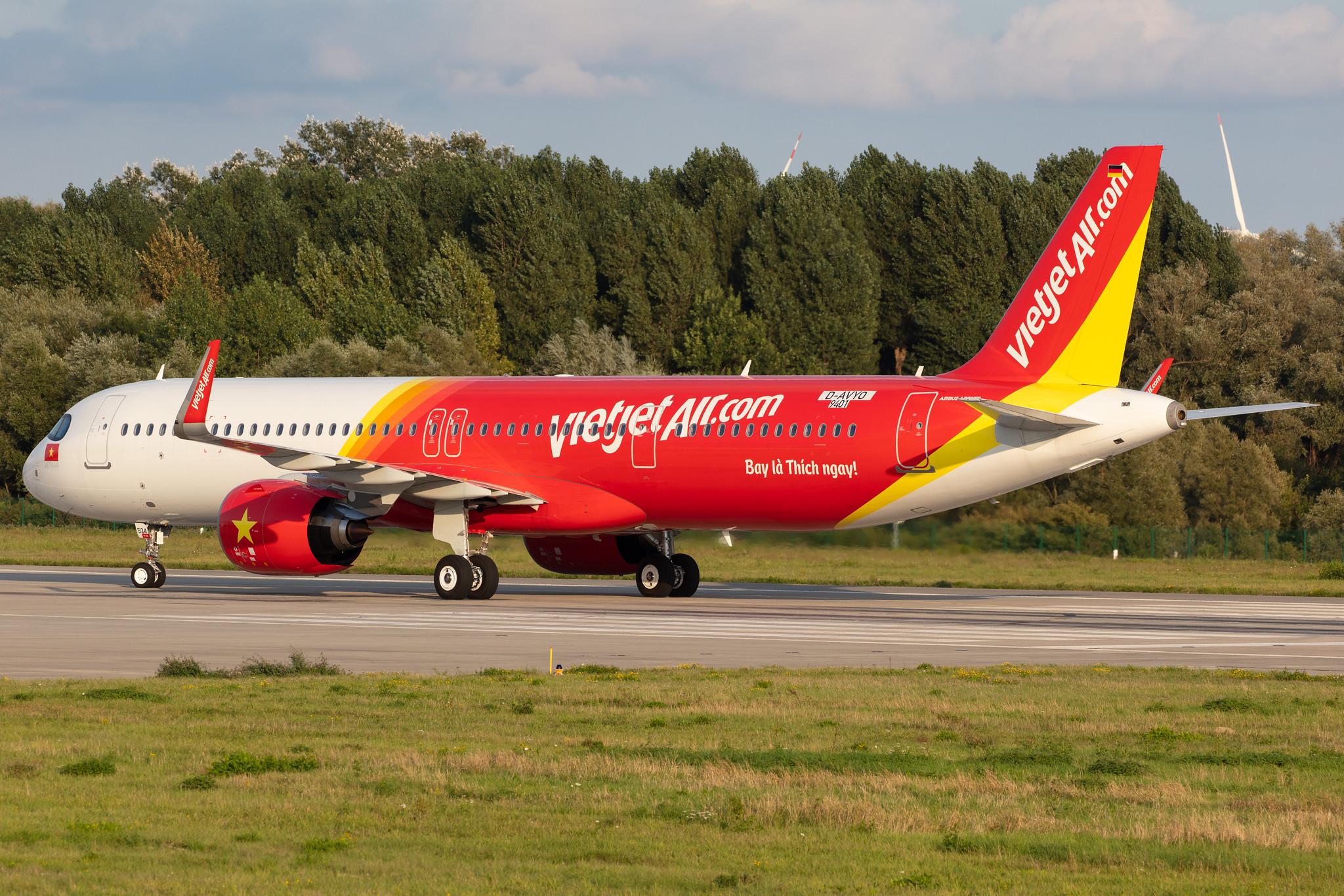 Hamburg Finkenwerder: VietJetAir (VJ / VJC) |  Airbus A321-271NX A21N | D-AVYO (VN-A524) | MSN 9401