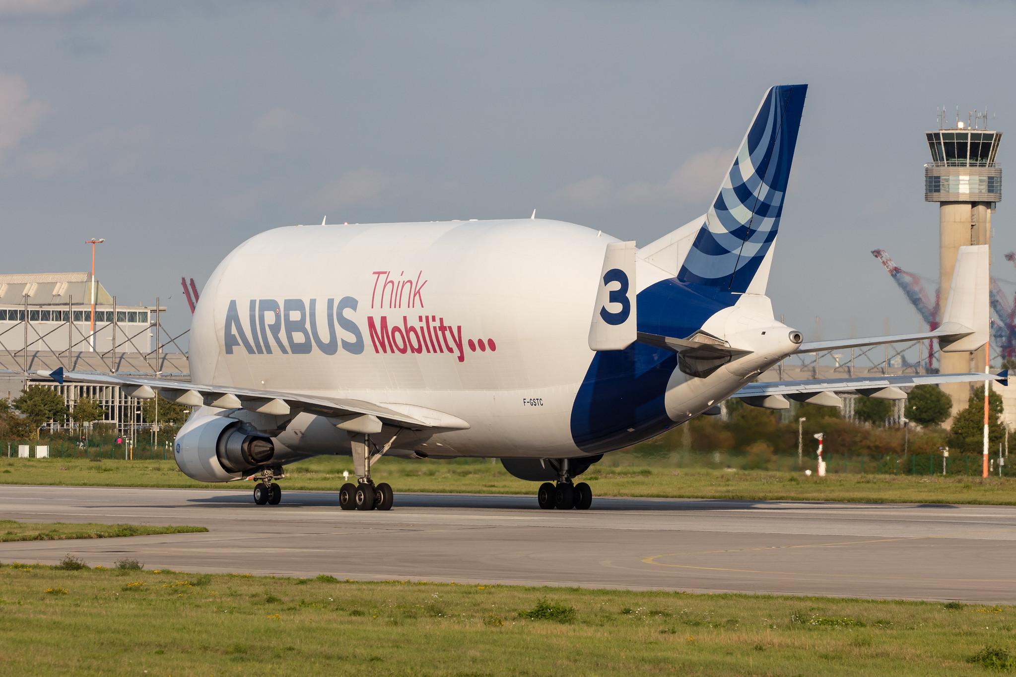 Hamburg Finkenwerder: Airbus Transport International (4Y / BGA) |  Airbus A300-608ST Beluga A3ST | F-GSTC | MSN 765