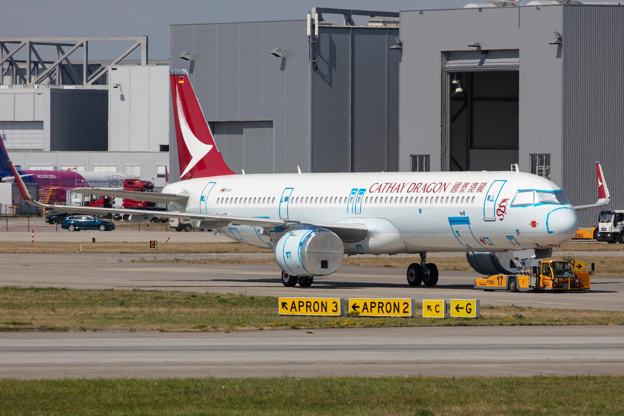 Hamburg Finkenwerder: Cathay Dragon  (KA / HDA) | Airbus A321-251NX A21N | D-AVZF | MSN 10091