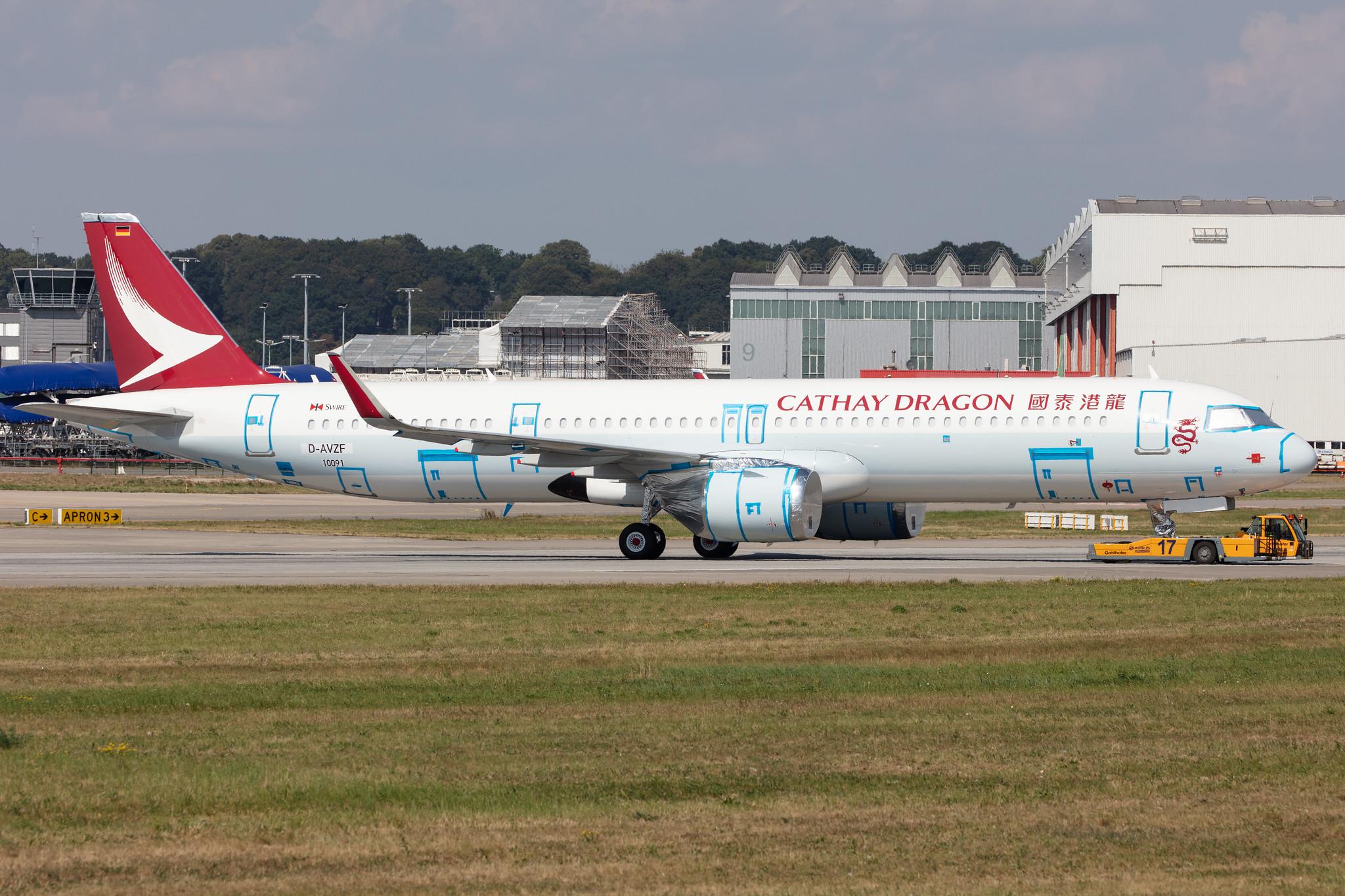 Hamburg Finkenwerder: Cathay Dragon  (KA / HDA) | Airbus A321-251NX A21N | D-AVZF | MSN 10091