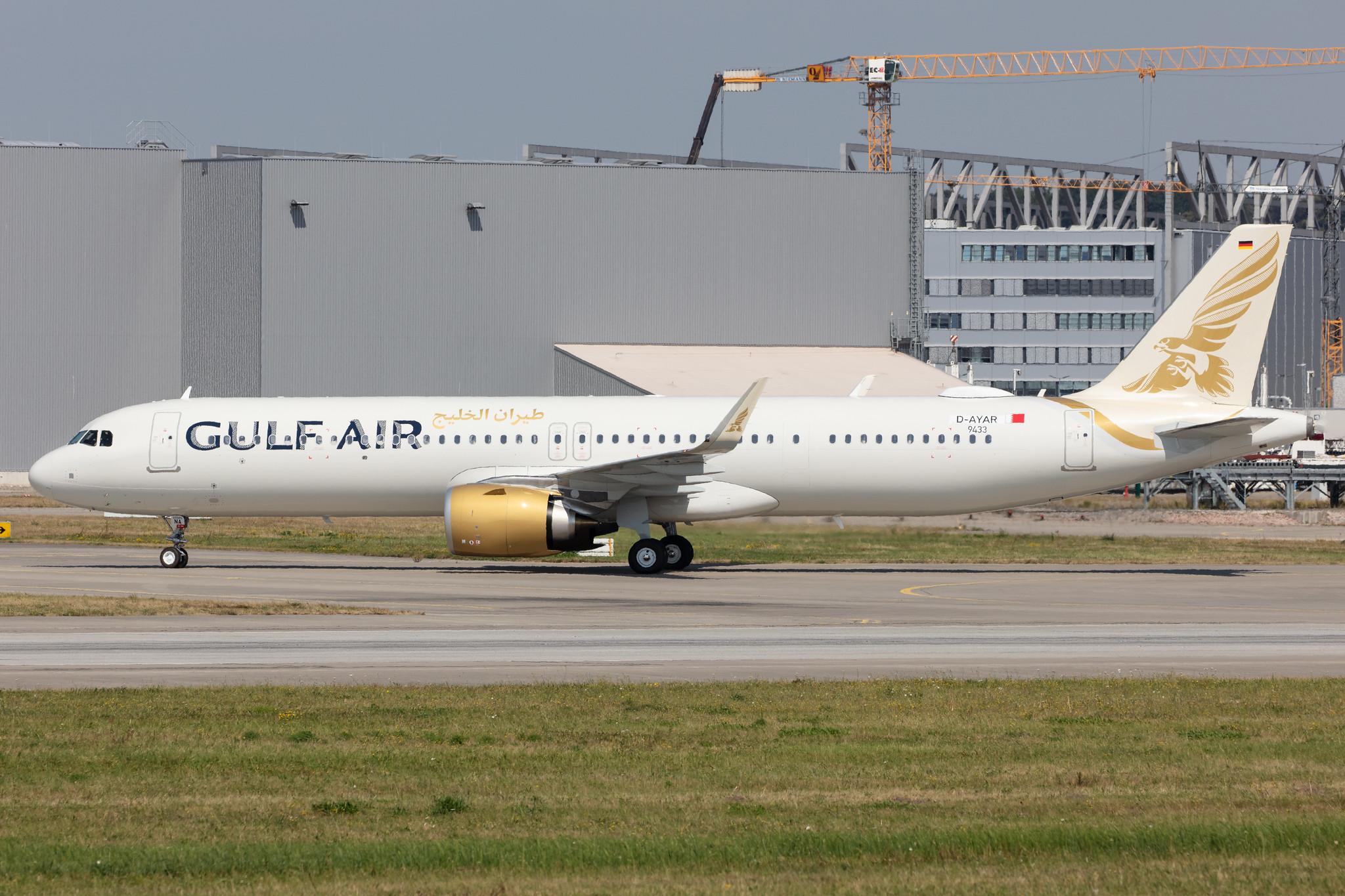 Hamburg Finkenwerder: Gulf Air (GF / GFA) |  Airbus A321-253NX A21N | D-AYAR (A9C-NA) | MSN 9433