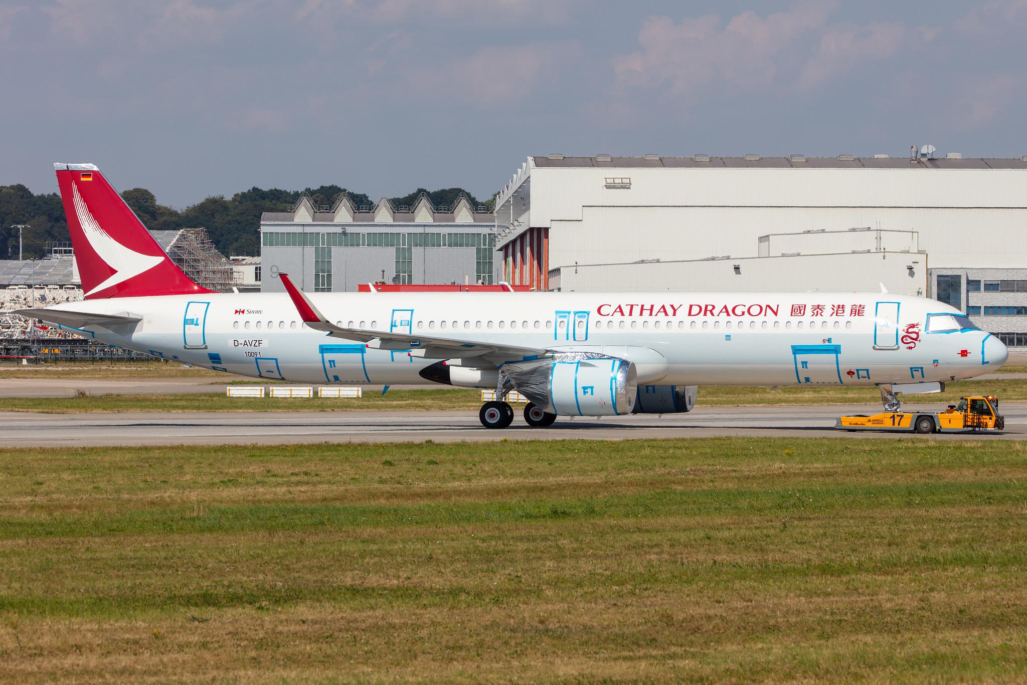 Hamburg Finkenwerder: Cathay Dragon  (KA / HDA) | Airbus A321-251NX A21N | D-AVZF | MSN 10091