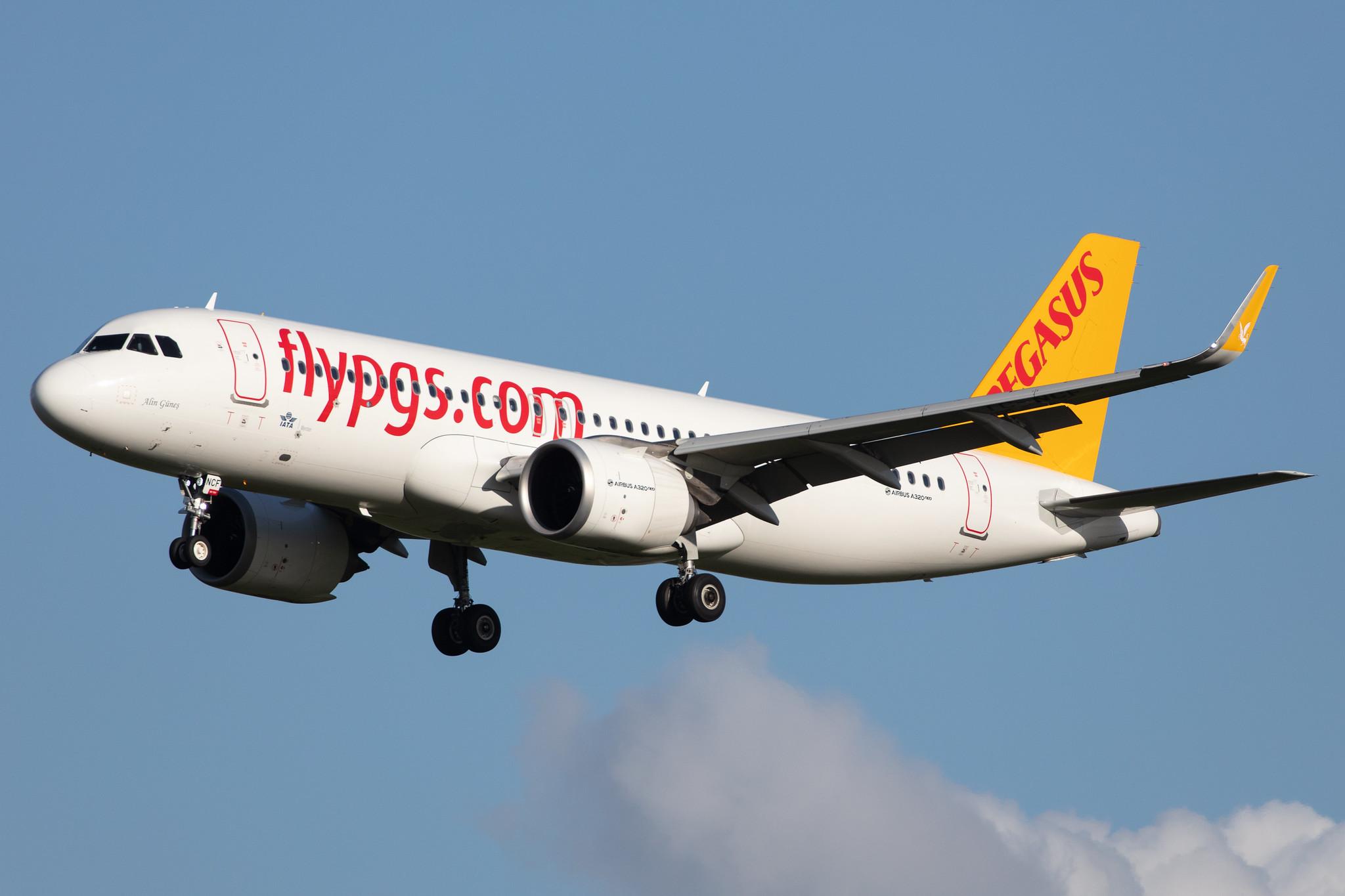 Amsterdam Airport Schiphol: Pegasus Airlines (PC / PGT) |  Airbus A320-251N A20N | TC-NCF | MSN 8956