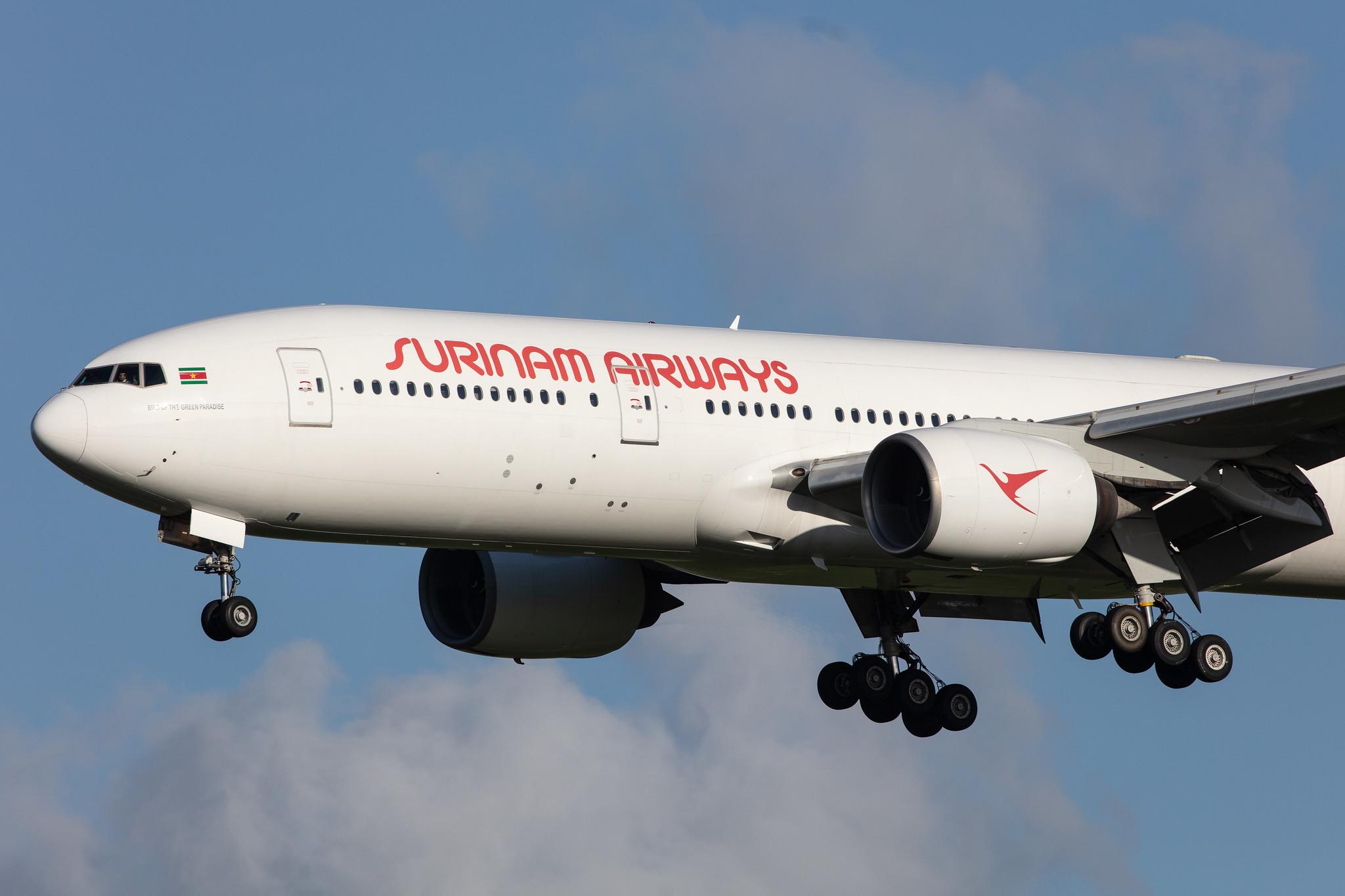 Amsterdam Airport Schiphol: Surinam Airways (PY / SLM) |  Boeing 777-212(ER) B772 | PZ-TCU | MSN 32336