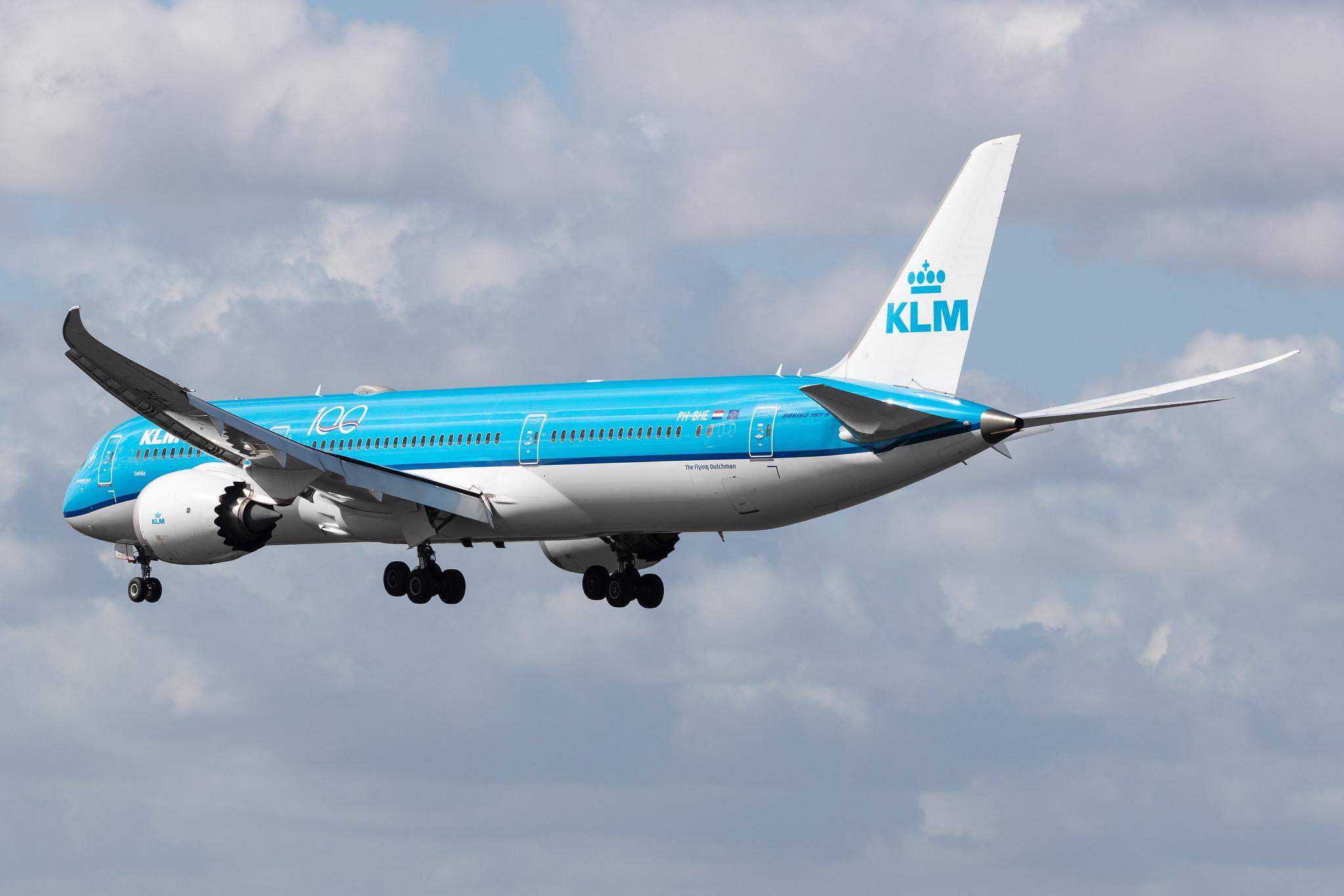 Amsterdam Airport Schiphol: KLM (KL / KLM) |  Boeing 787-9 Dreamliner B789 | PH-BHE | MSN 38765