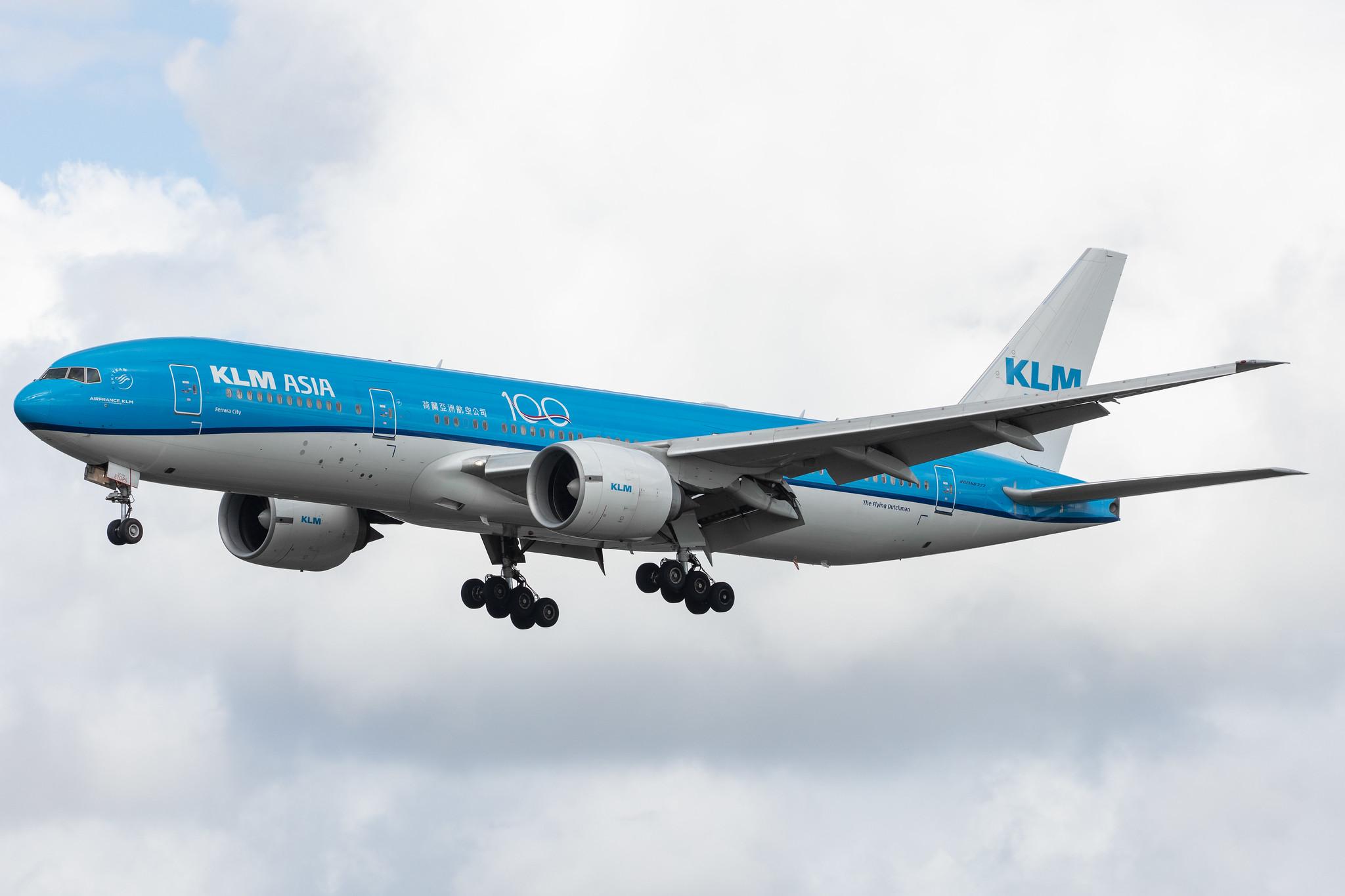 Amsterdam Airport Schiphol: KLM (KL / KLM) |  Boeing 777-206(ER) B772 | PH-BQF | MSN 29398