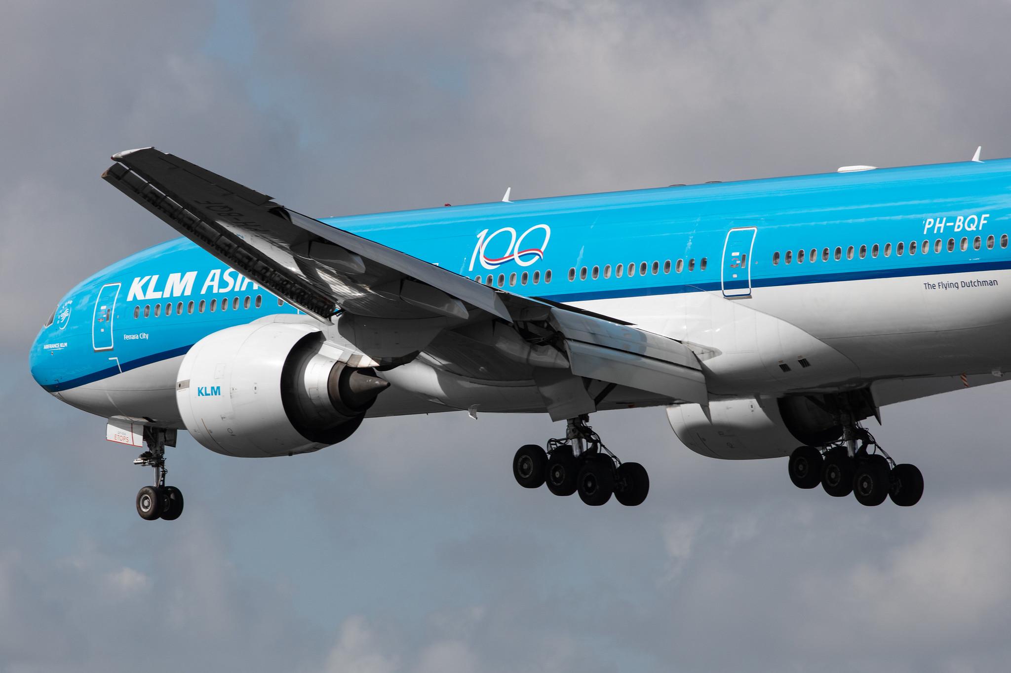 Amsterdam Airport Schiphol: KLM (KL / KLM) |  Boeing 777-206(ER) B772 | PH-BQF | MSN 29398