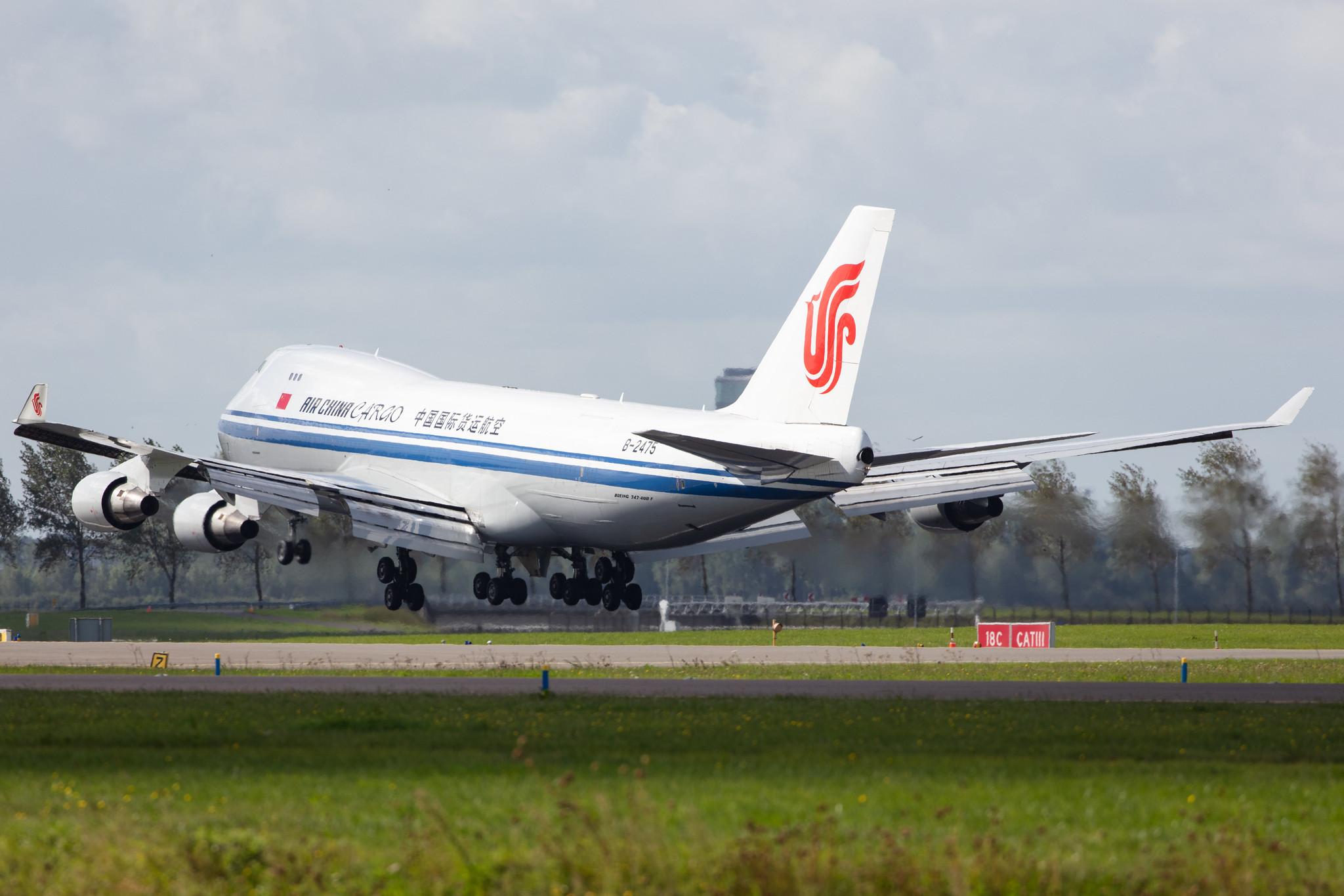 Amsterdam Airport Schiphol: Air China Cargo (/ CAO) |  Boeing 747-4FT(F) B744 | B-2475 | MSN 34239