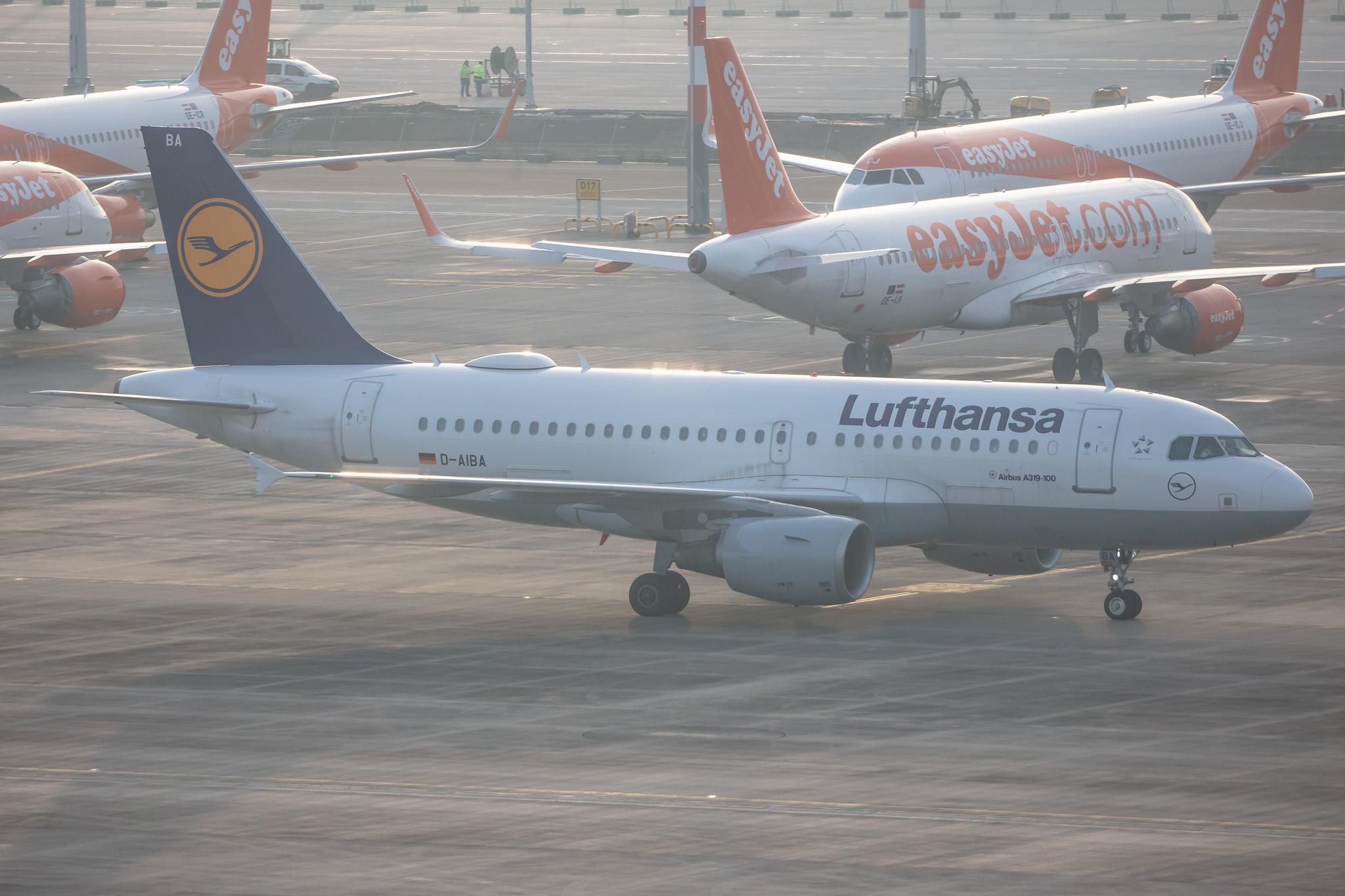 Flughafen Berlin Brandenburg: Lufthansa (LH / DLH) |  Airbus A319-112 A319 | D-AIBA | MSN 4141