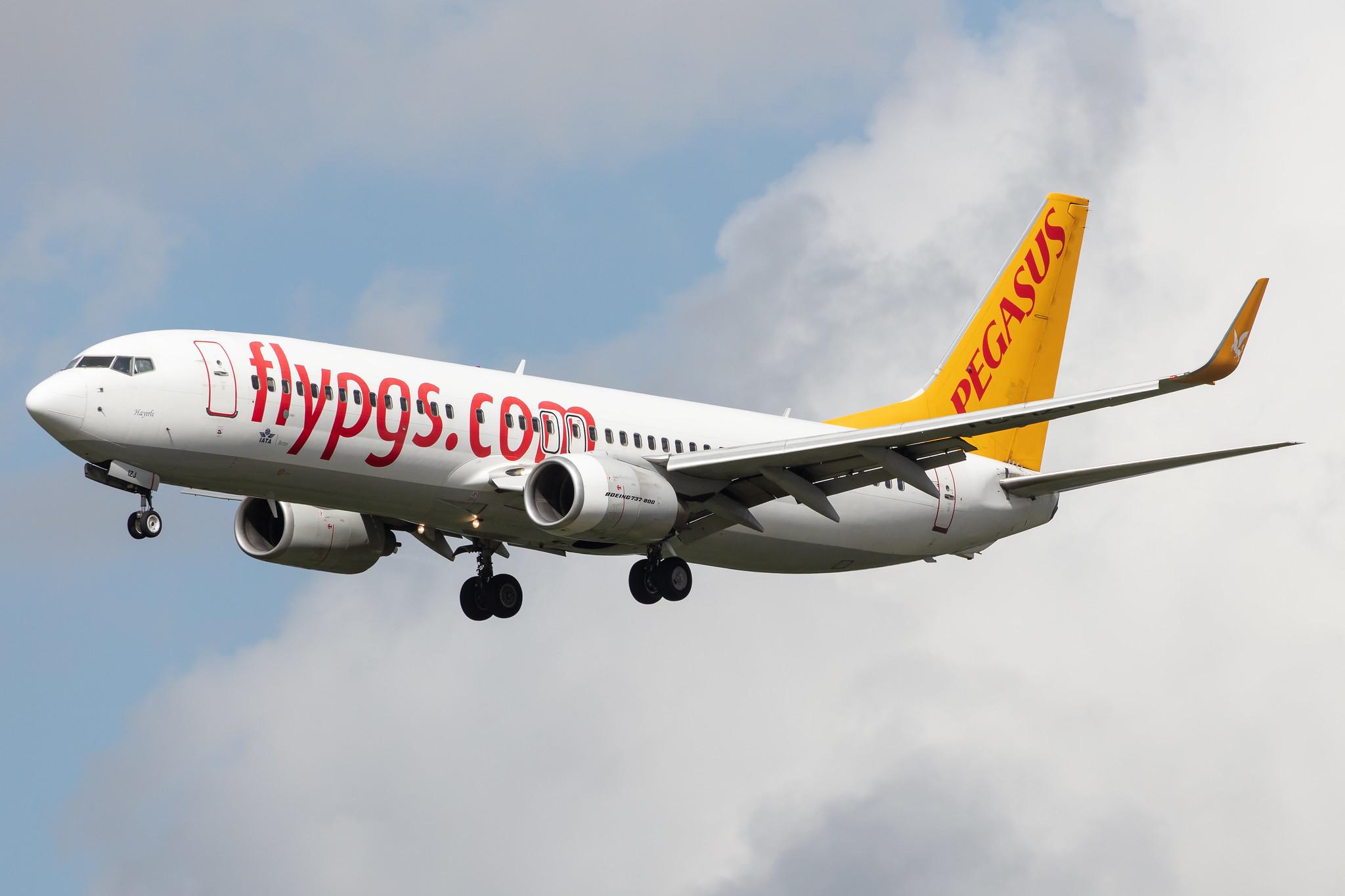 Amsterdam Airport Schiphol: Pegasus Airlines (PC / PGT) |  Boeing 737-82R B738 | TC-IZJ | MSN 35700