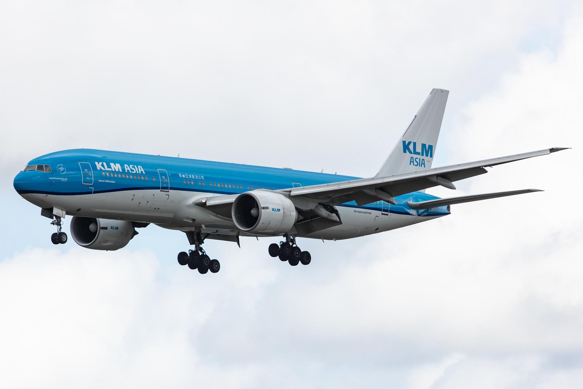 Amsterdam Airport Schiphol: KLM (KL / KLM) |  Boeing 777-206(ER) B772 | PH-BQK | MSN 29399