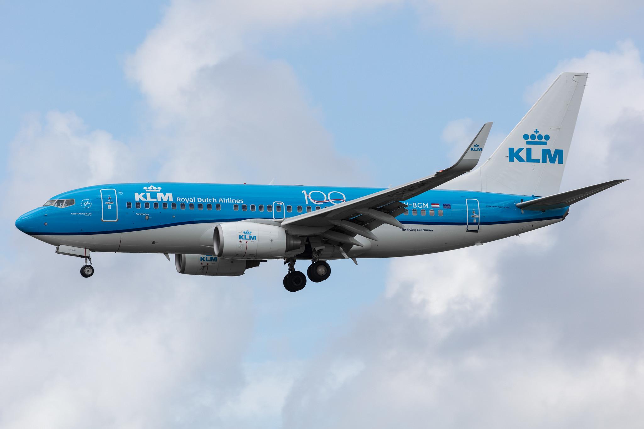 Amsterdam Airport Schiphol: KLM (KL / KLM) |  Boeing 737-7K2 B737 | PH-BGM | MSN 39255