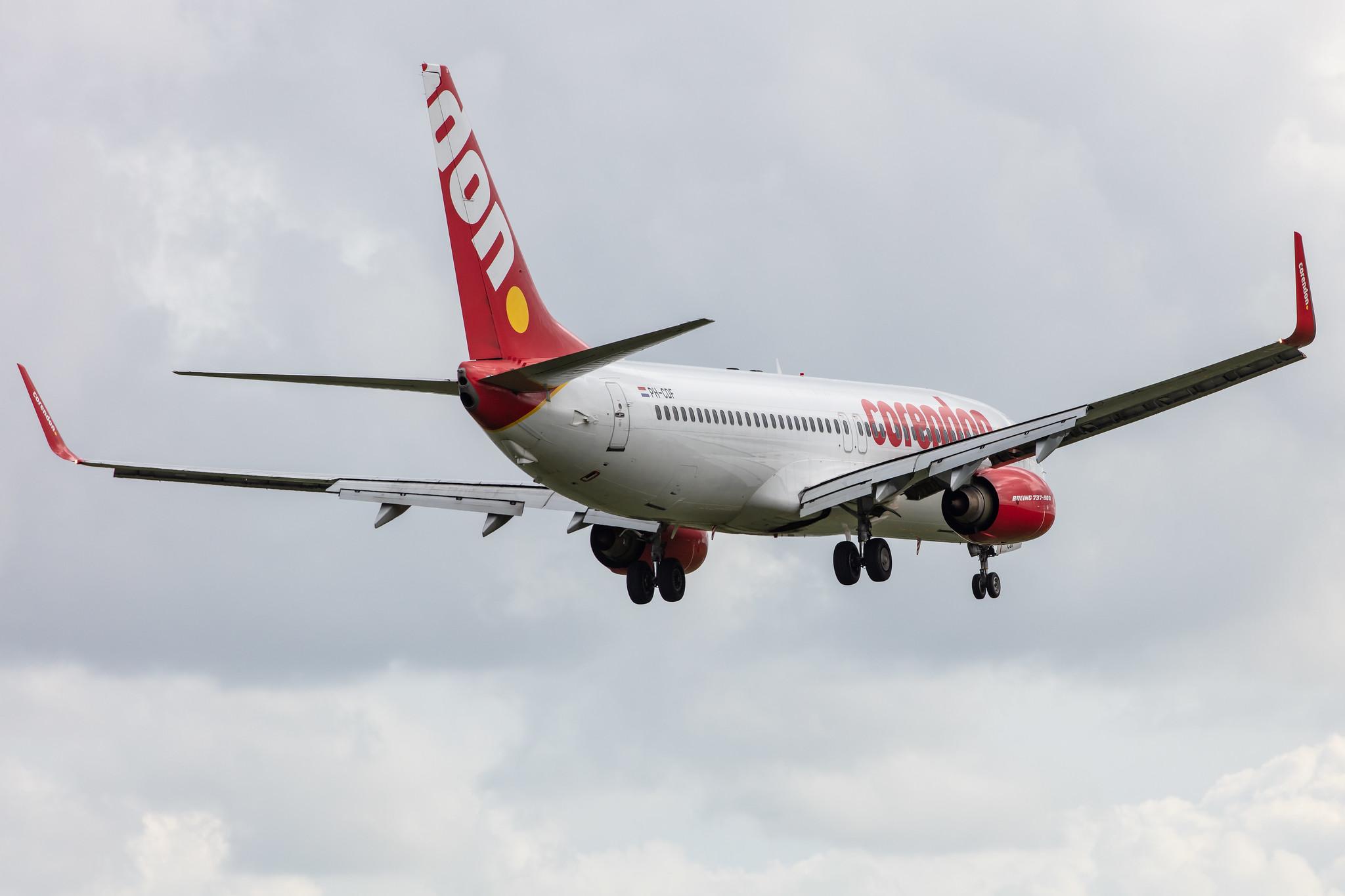 Amsterdam Airport Schiphol: Corendon Airlines (XC / CAI) | Operator: Corendon Dutch Airlines |  Boeing 737-804 B738 | PH-CDF | MSN 28227