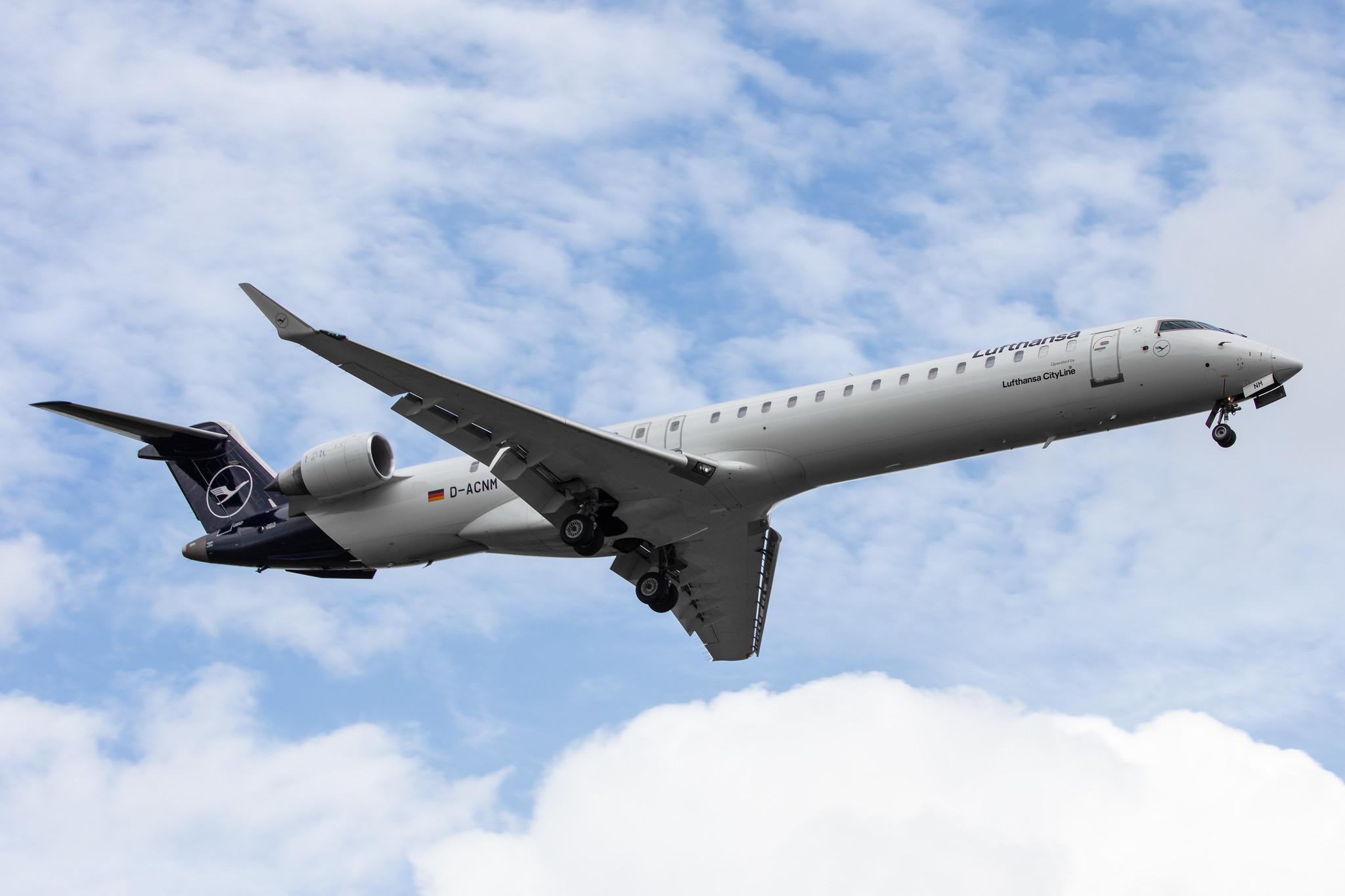 Amsterdam Airport Schiphol: Lufthansa (LH / DLH) | Operator: Lufthansa CityLine |  Mitsubishi CRJ-900LR CRJ9 | D-ACNM | MSN 15253