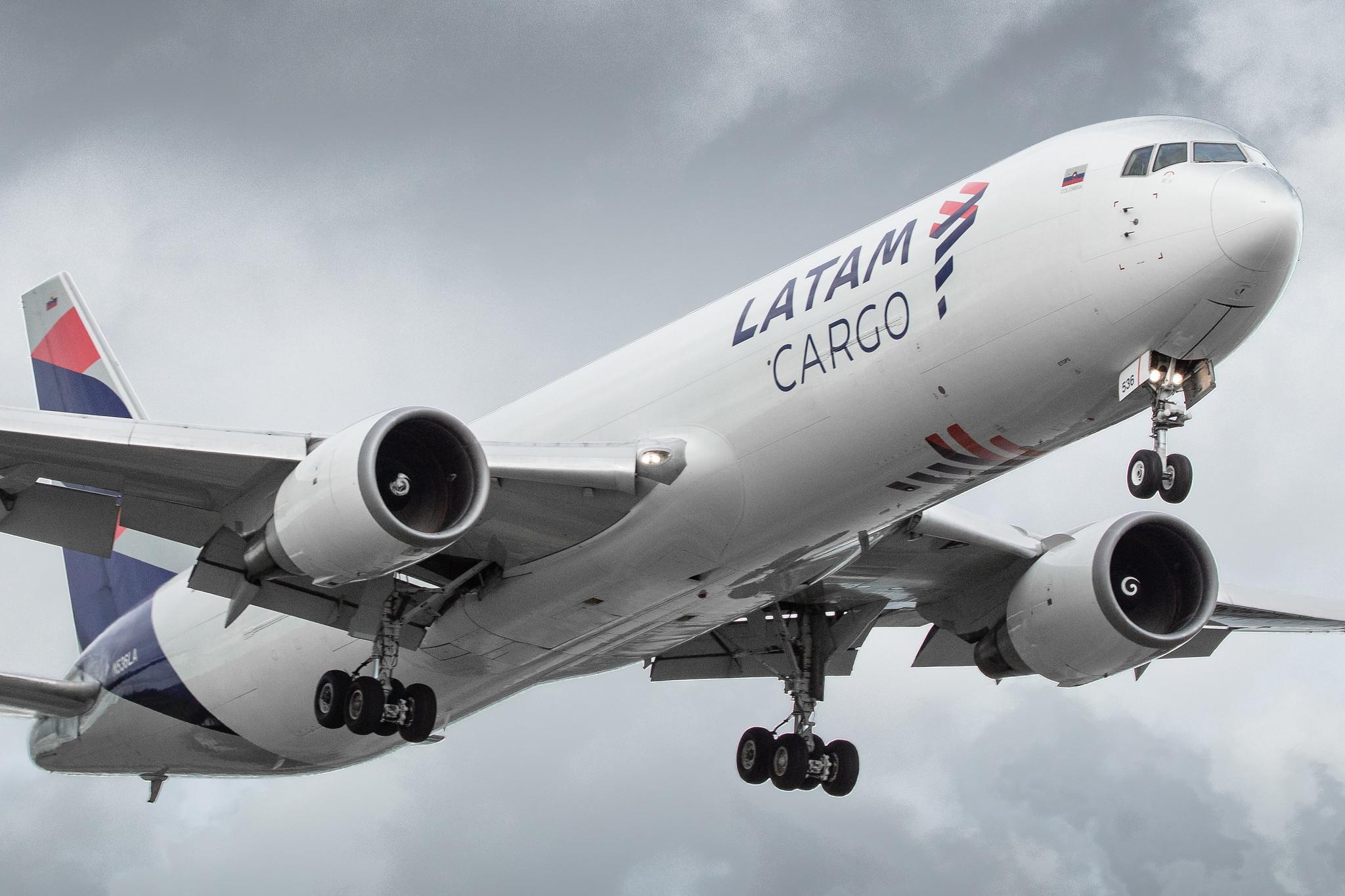 Amsterdam Airport Schiphol: LATAM Cargo (UC / LCO) | Operator: LATAM Cargo Colombia |  Boeing 767-316F(ER) B763 | N536LA | MSN 32573